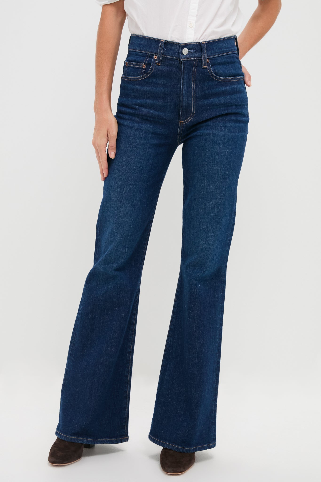 Zoe Gigi High Rise Skinny Flare