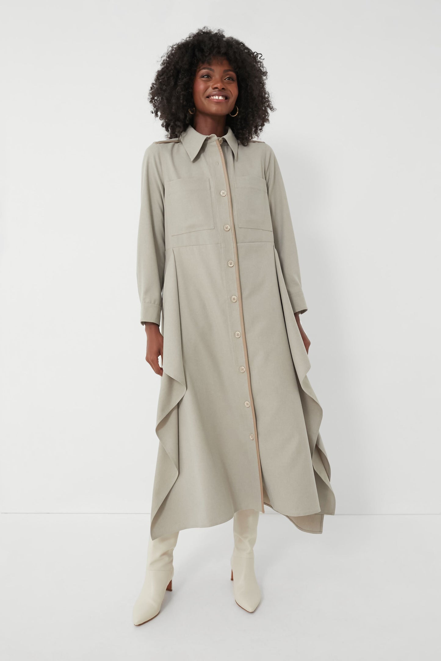 Stone Belted Anita Dress