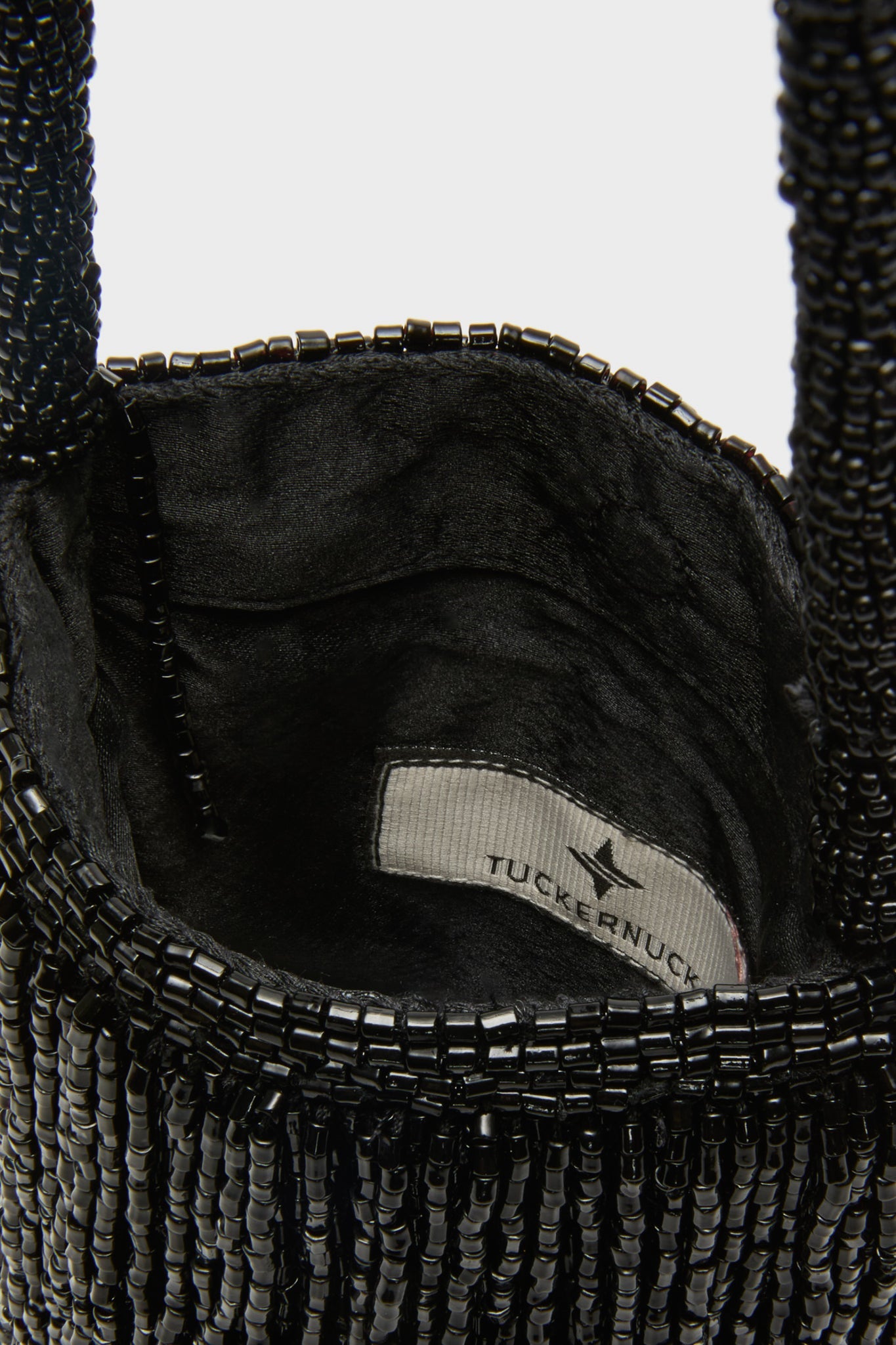 Black Beaded Josephine Mini Bag