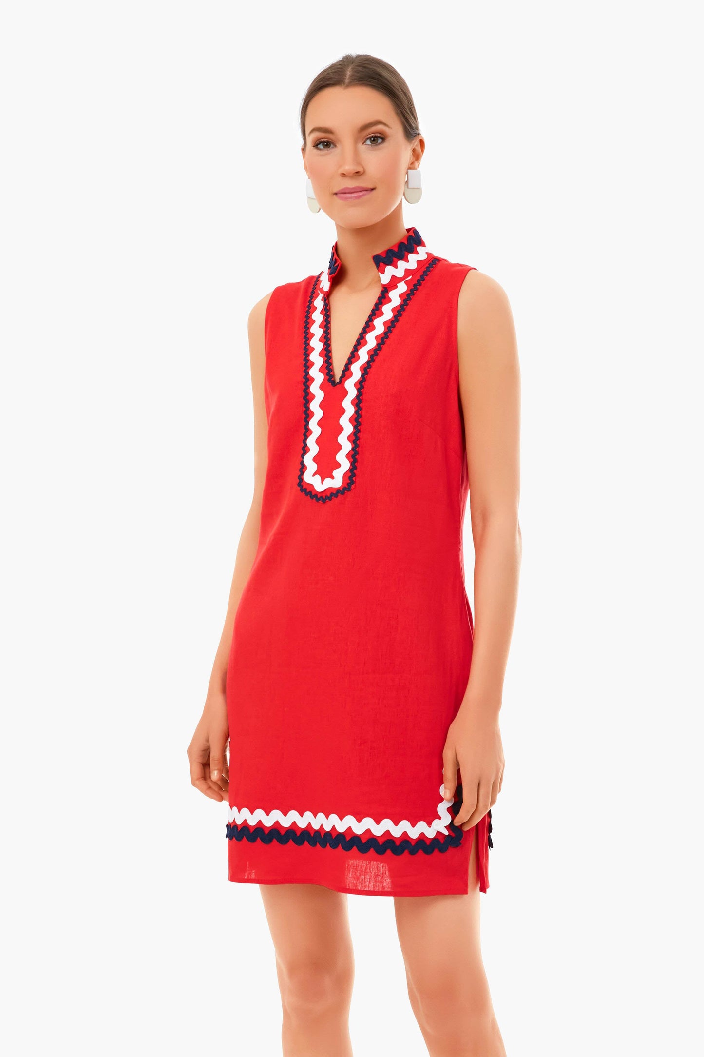 Americana Ric Rac Sleeveless Classic Tunic