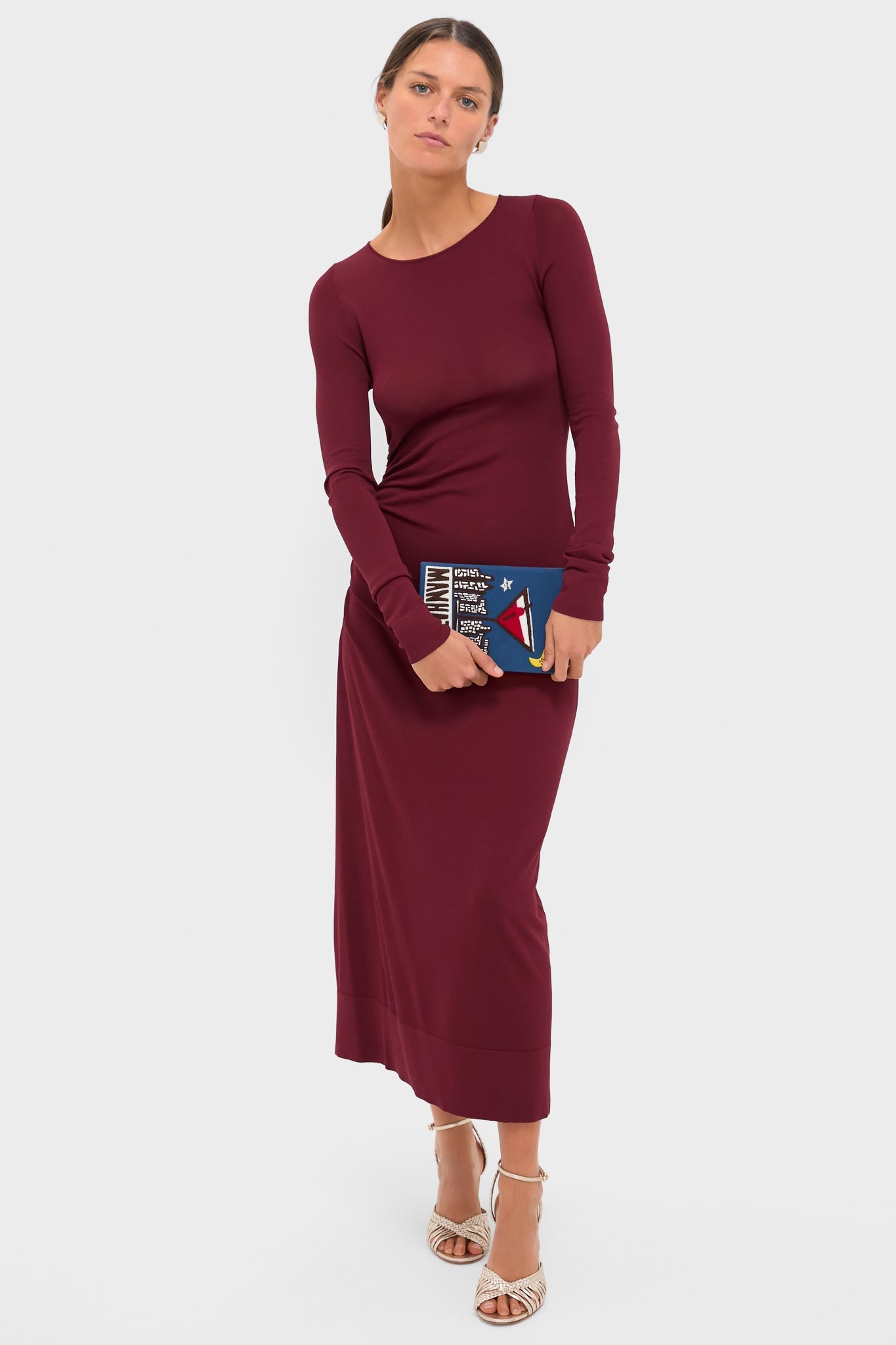 Indigo Latim Manhattan Cocktail Book Clutch