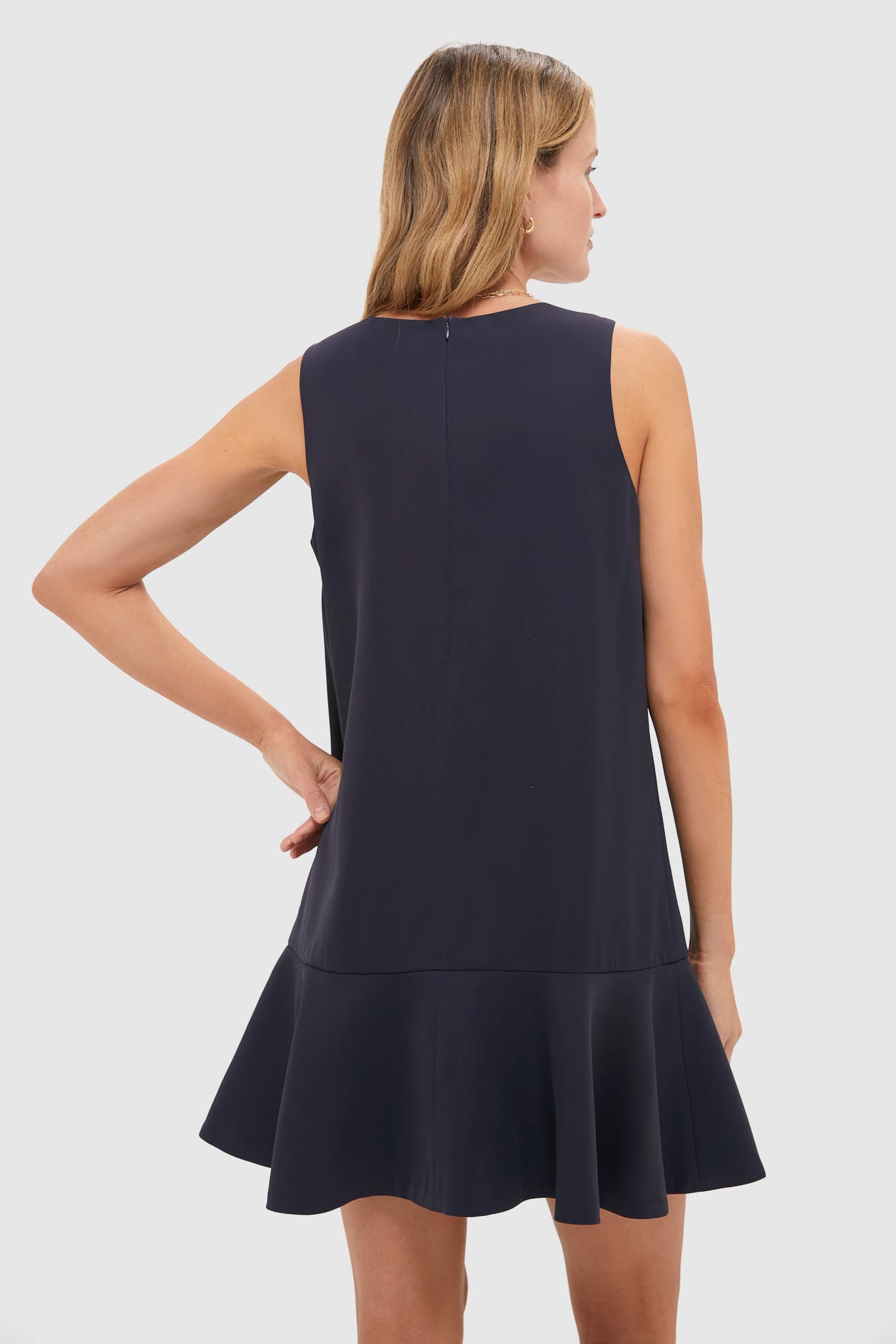 Dark Slate Navy Flutter McKinney Mini Dress