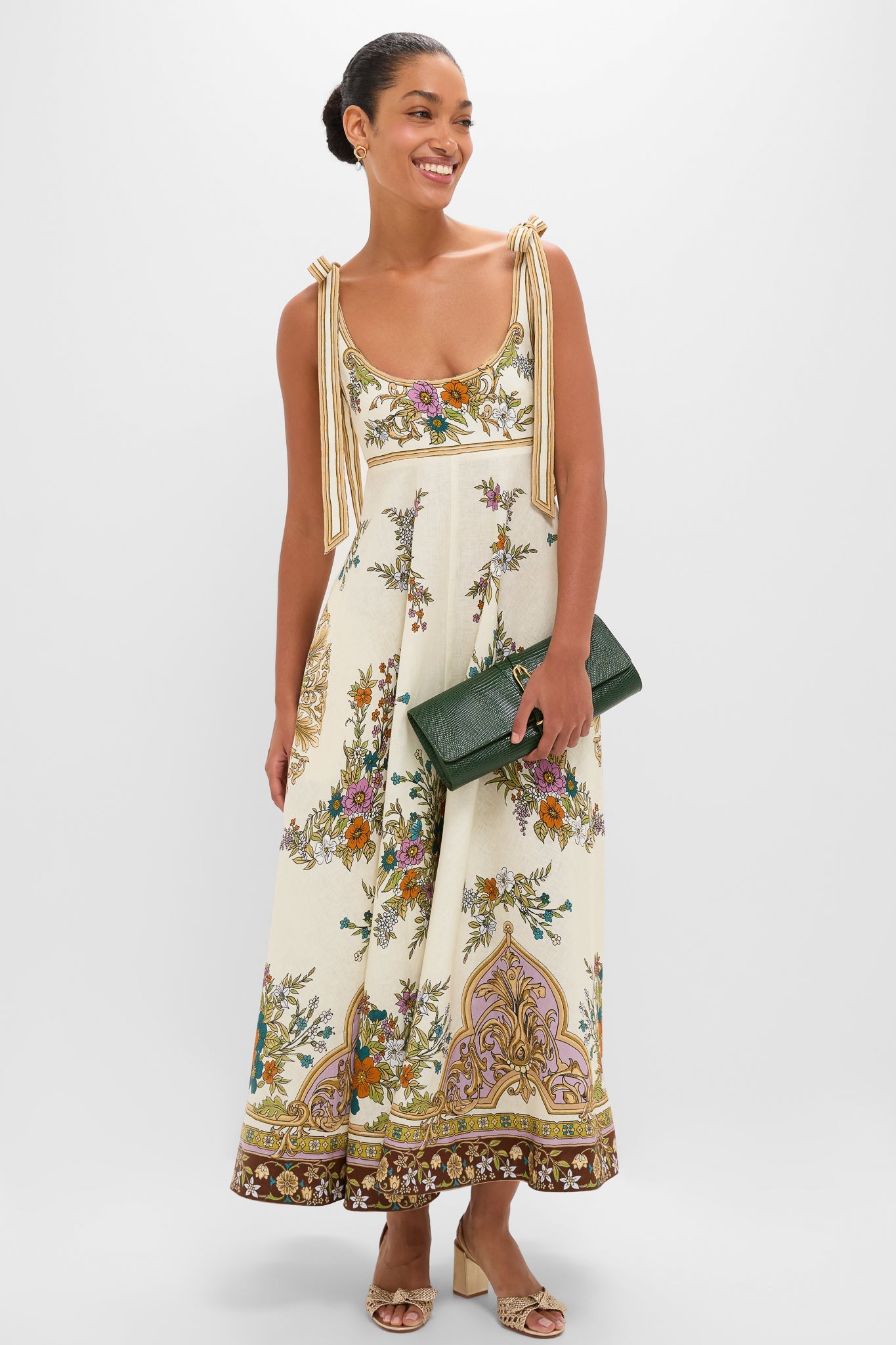 Crema Antoinette Ballet Midi Sundress