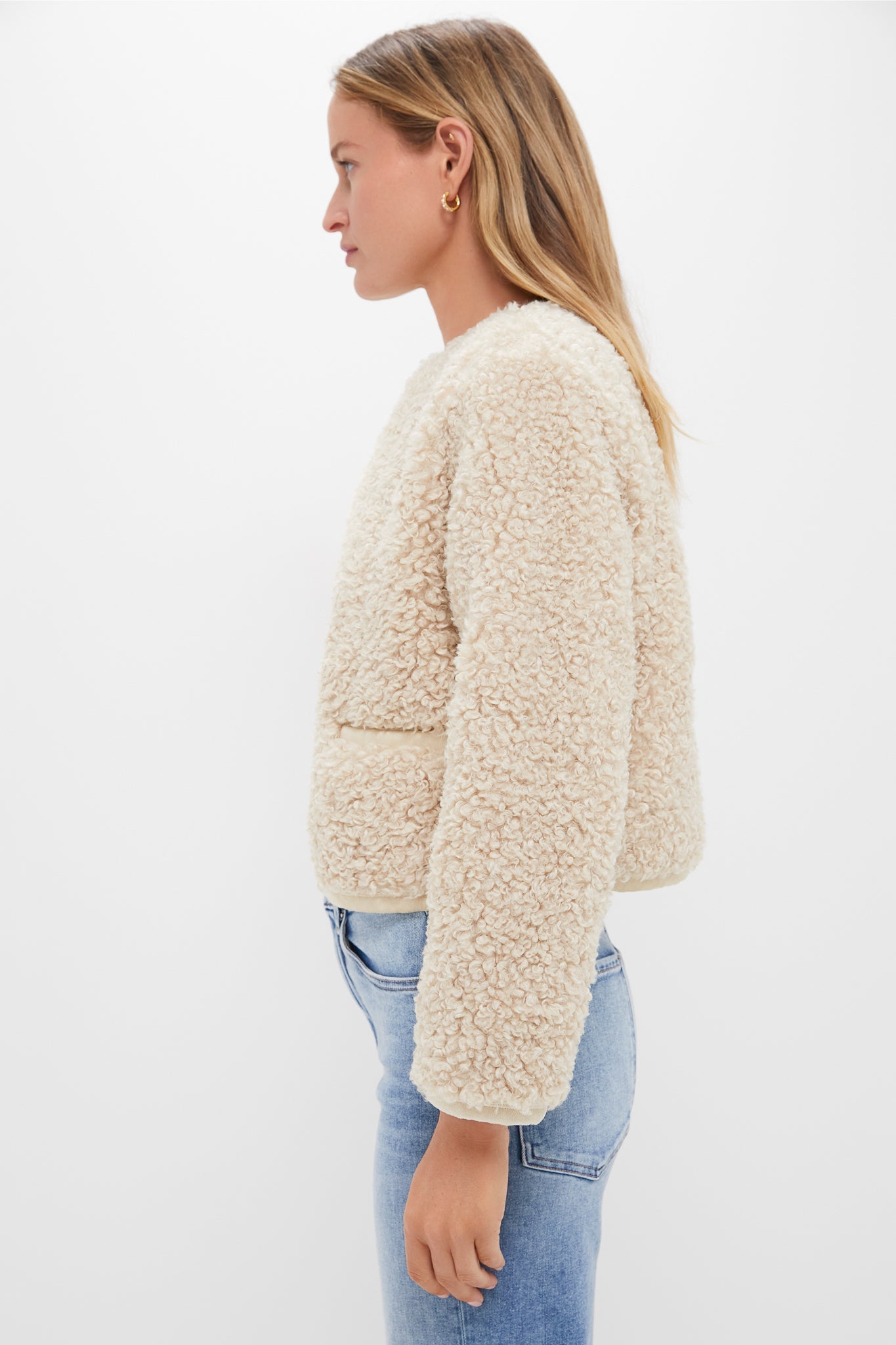 Cream Sherpa Cameron Jacket