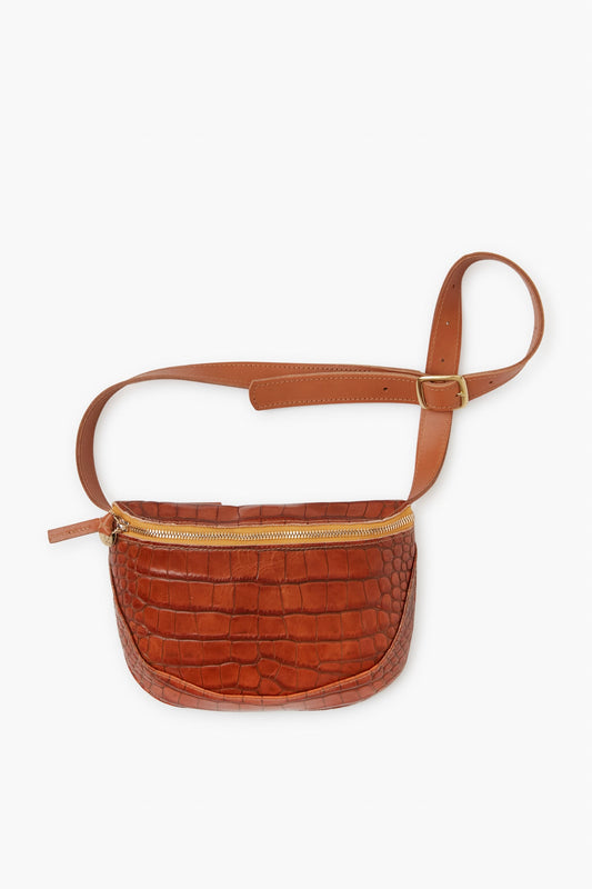 Cuoio Autumn Croco Fanny Pack