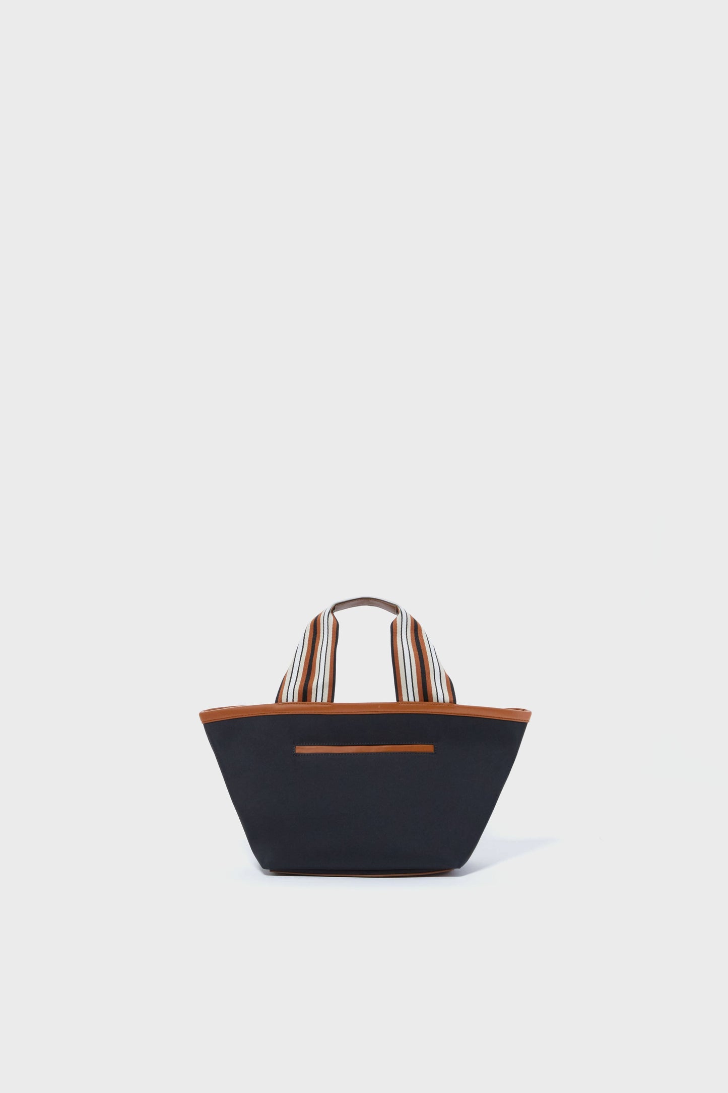 Mini Black Nylon Tote Bag