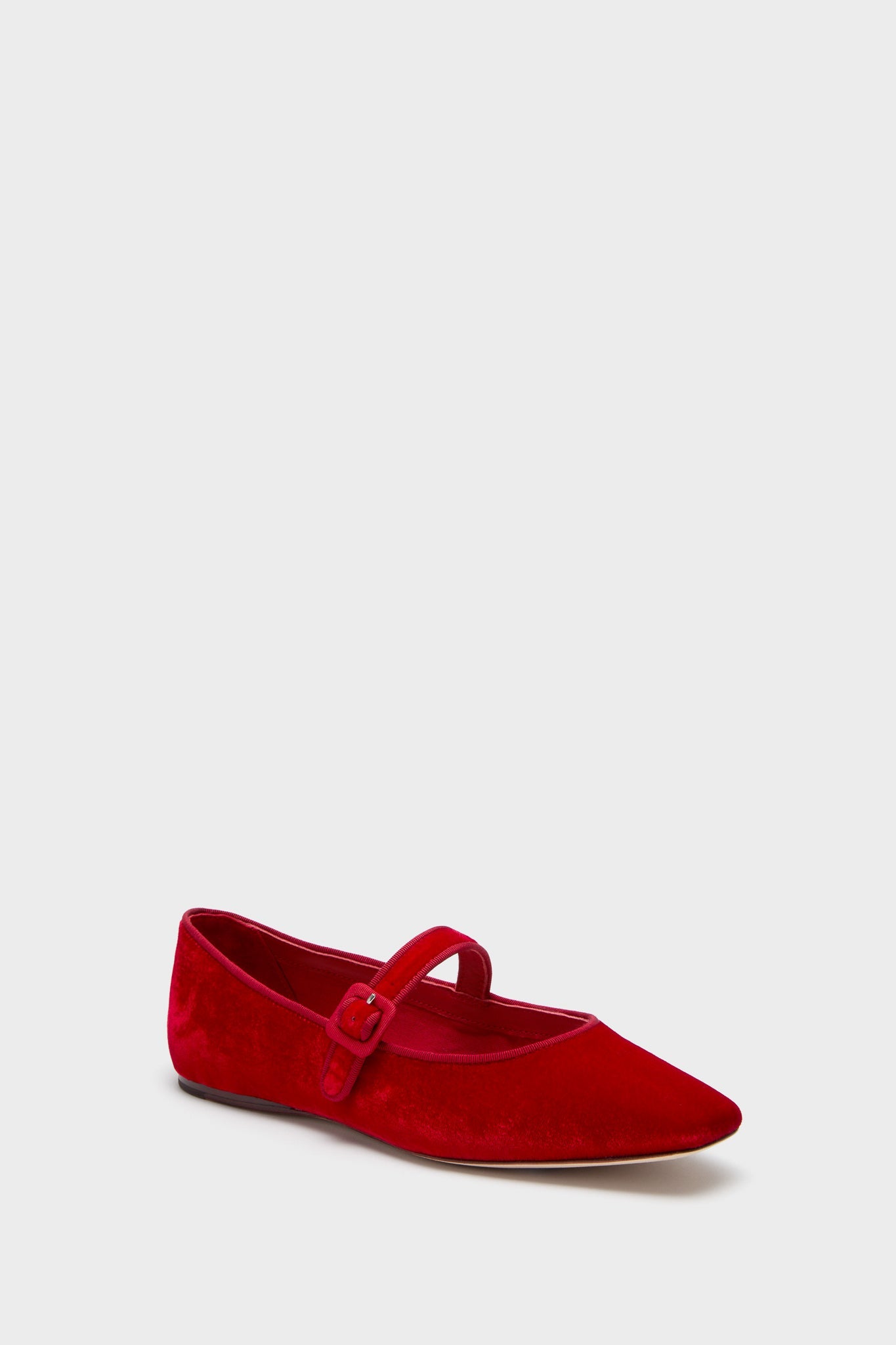 Red Velvet Ginger Mary Jane Flats