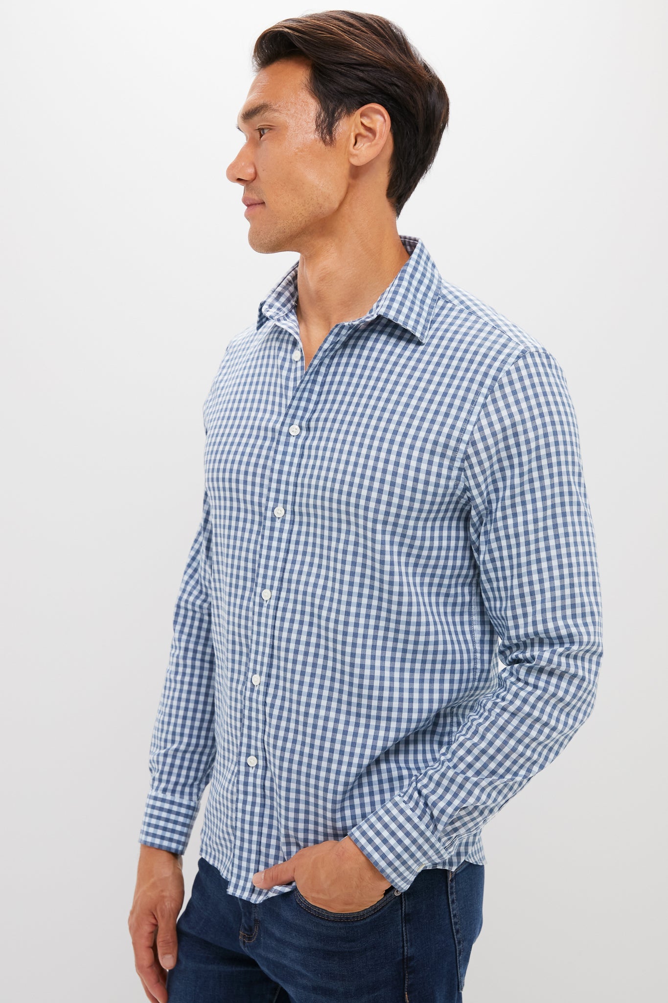 Sky Break Gingham Movement Shirt