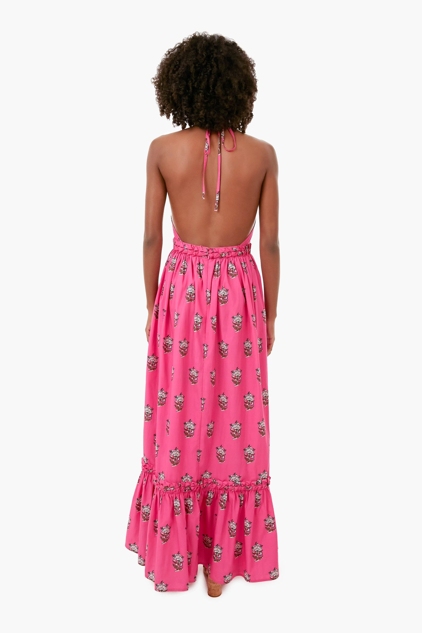 Marigold Flower Hot Pink Salena Dress