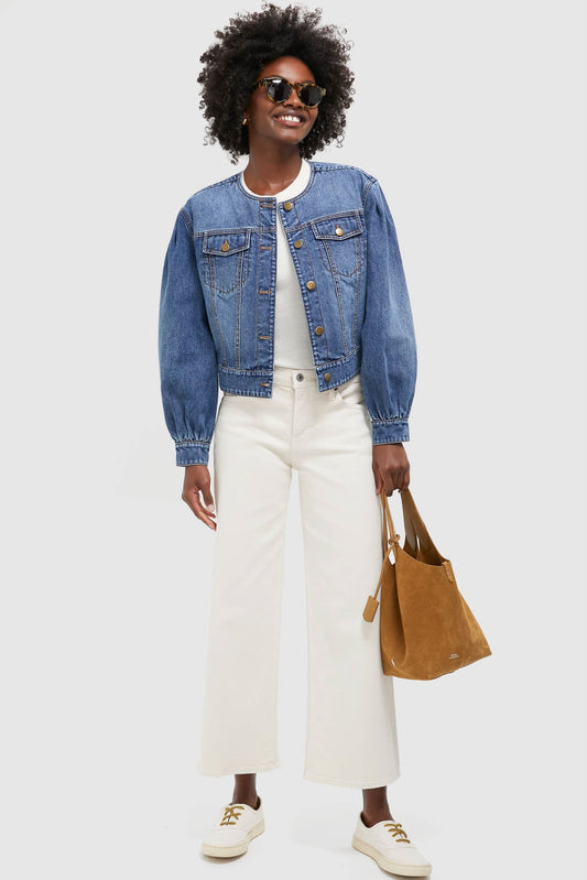 Denim Cropped Stella Jacket
