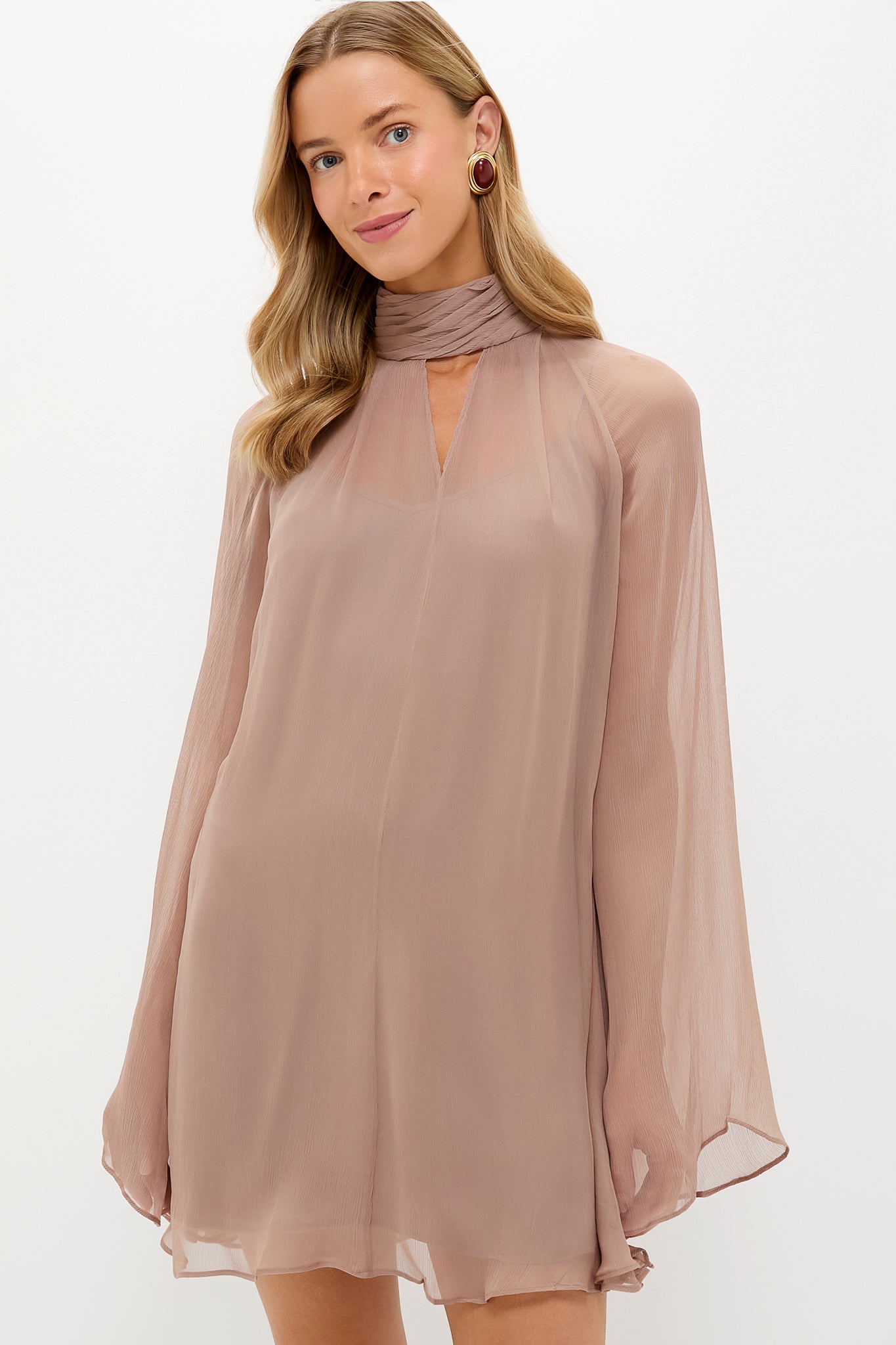 Taupe Esther Mini Dress