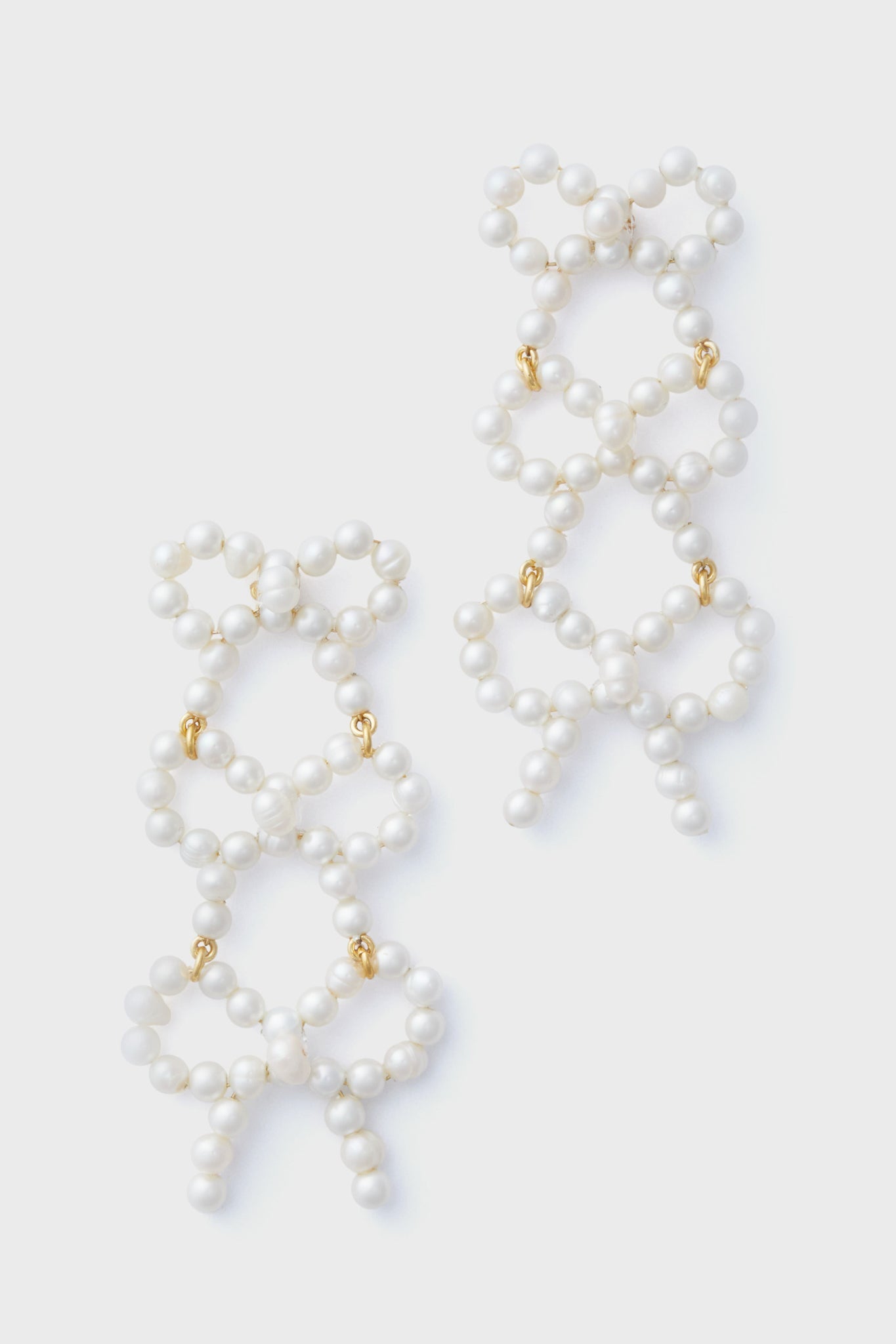 Pearl Leighton Bow Earrings