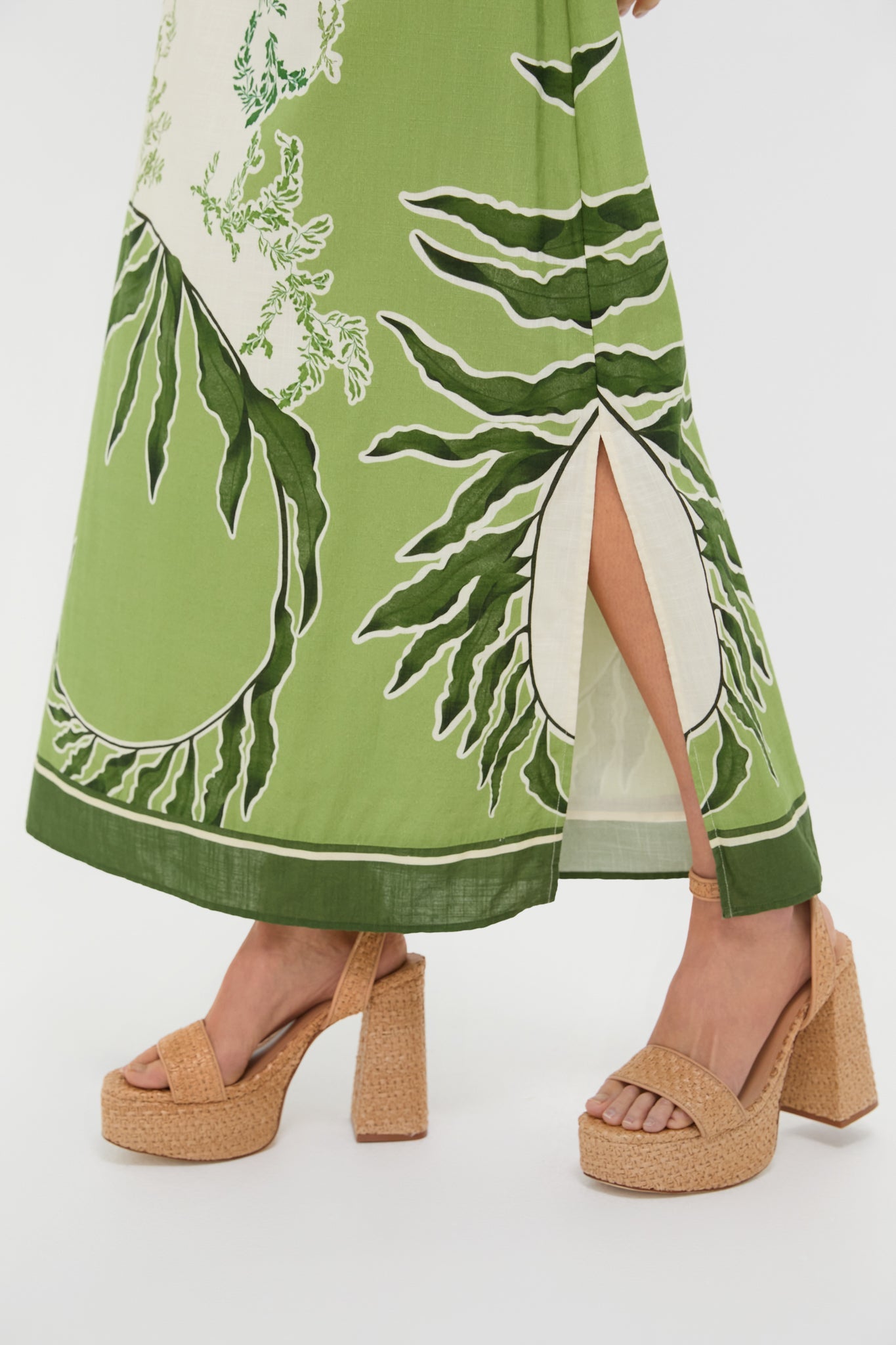 Ireland Green Wess Midi Dress