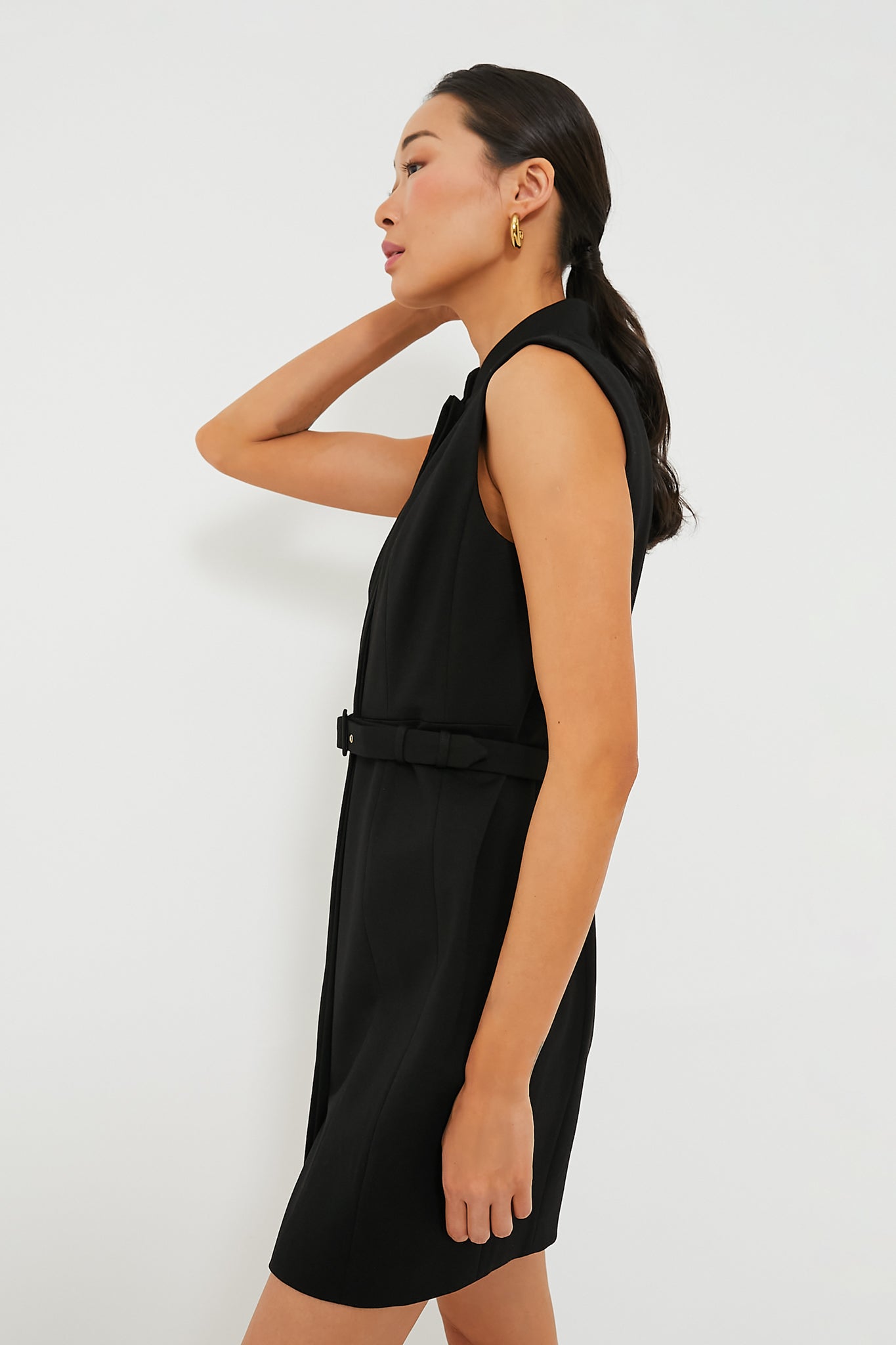 Black Sleeveless Dahlia Dress