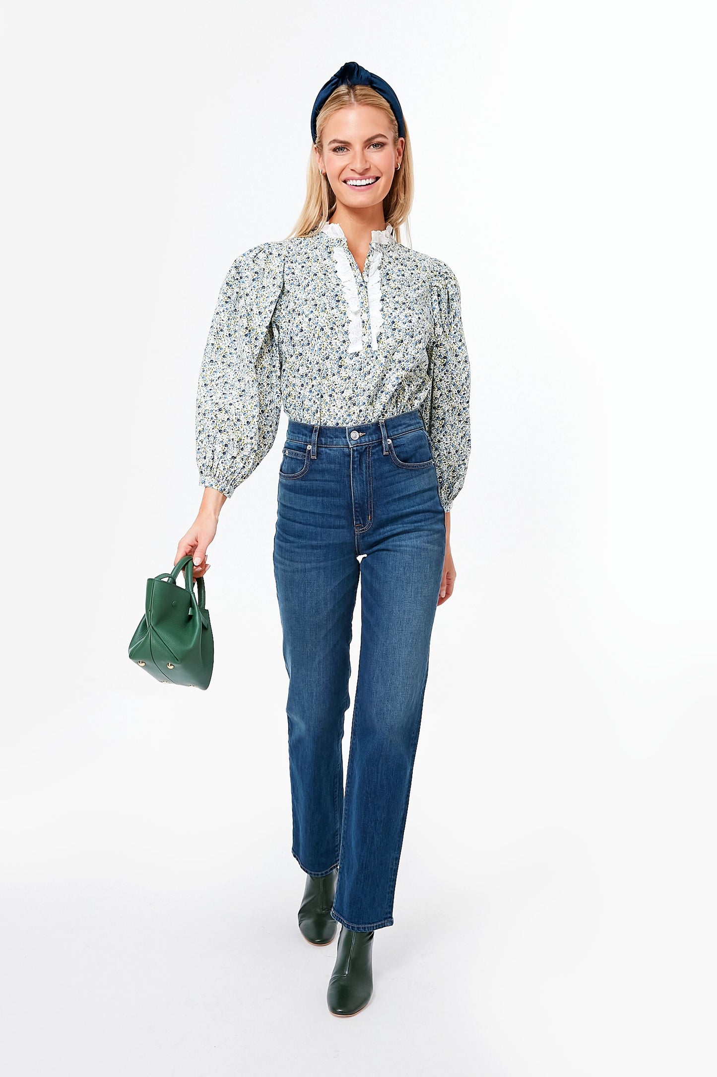 Ruffle Collar Conley Blouse