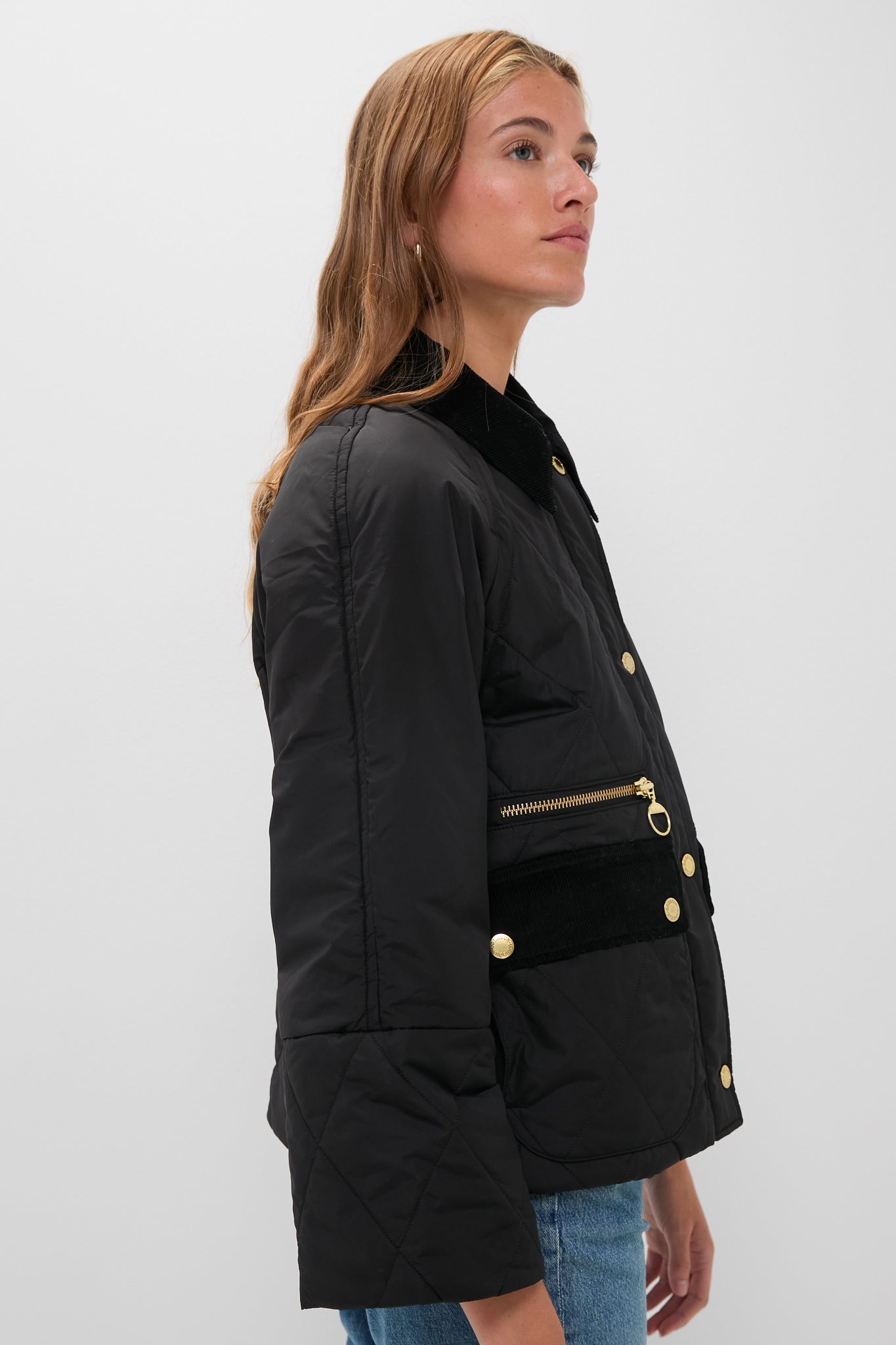Black Martha Quilted Jacket