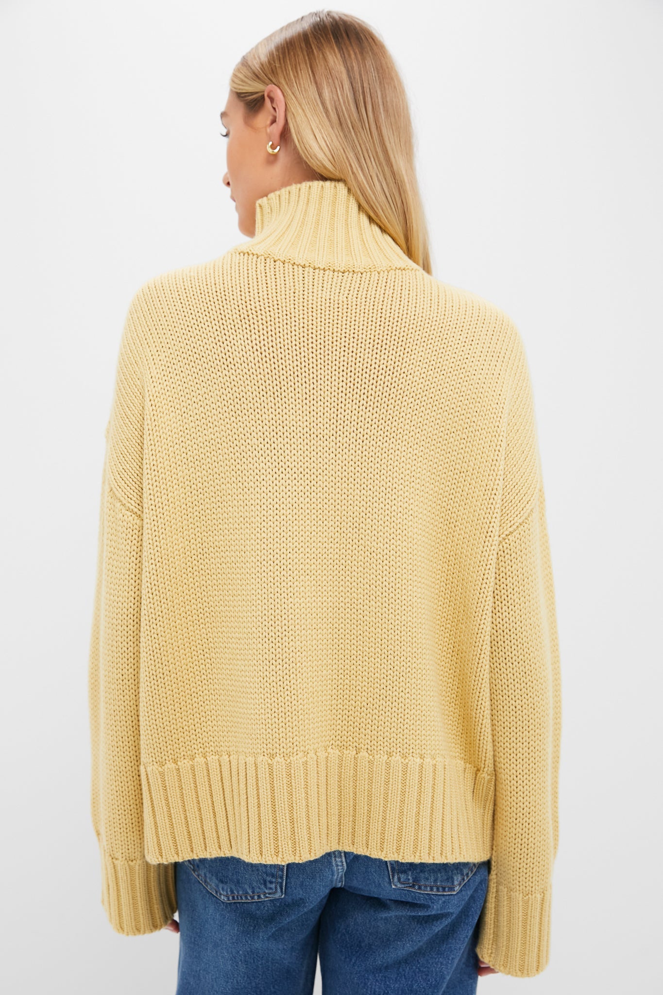 Straw Hannah Wool Blend Turtleneck Sweater