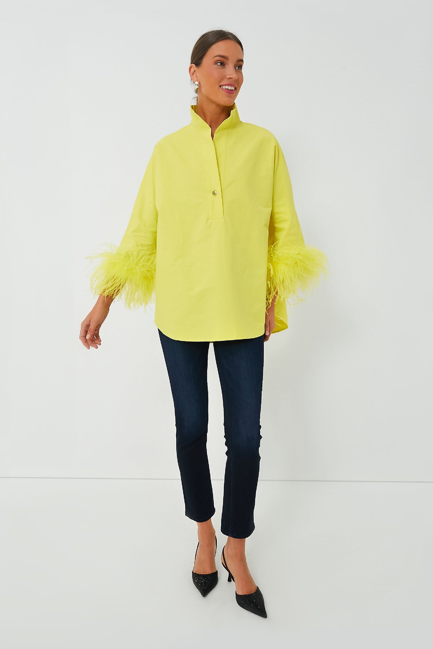 Citron Feather Willow Blouse