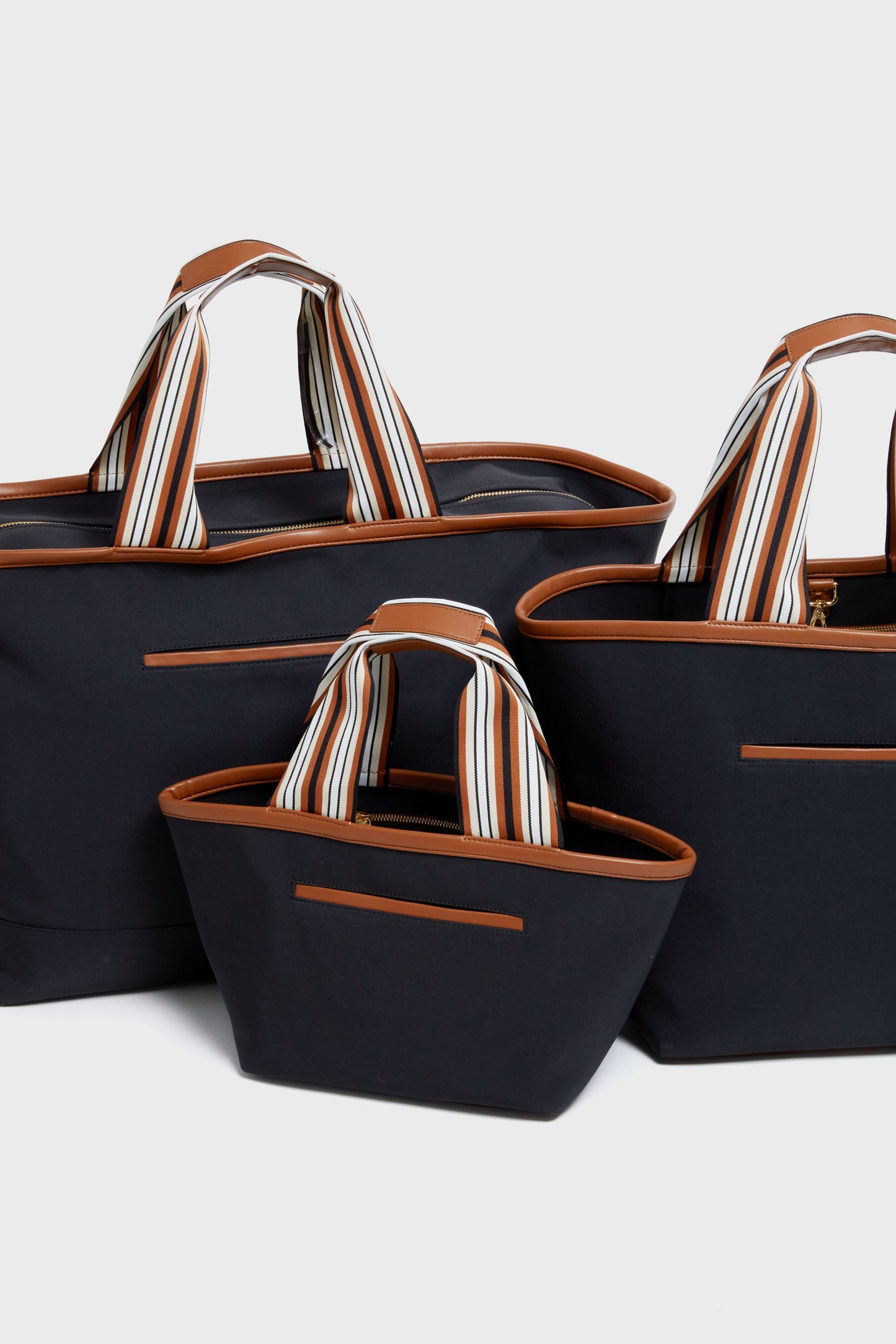 Black Nylon Tote Bag