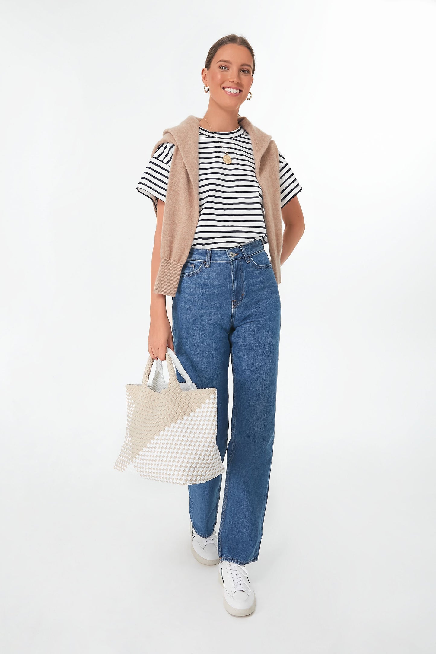 Blue Striped Julia Tee