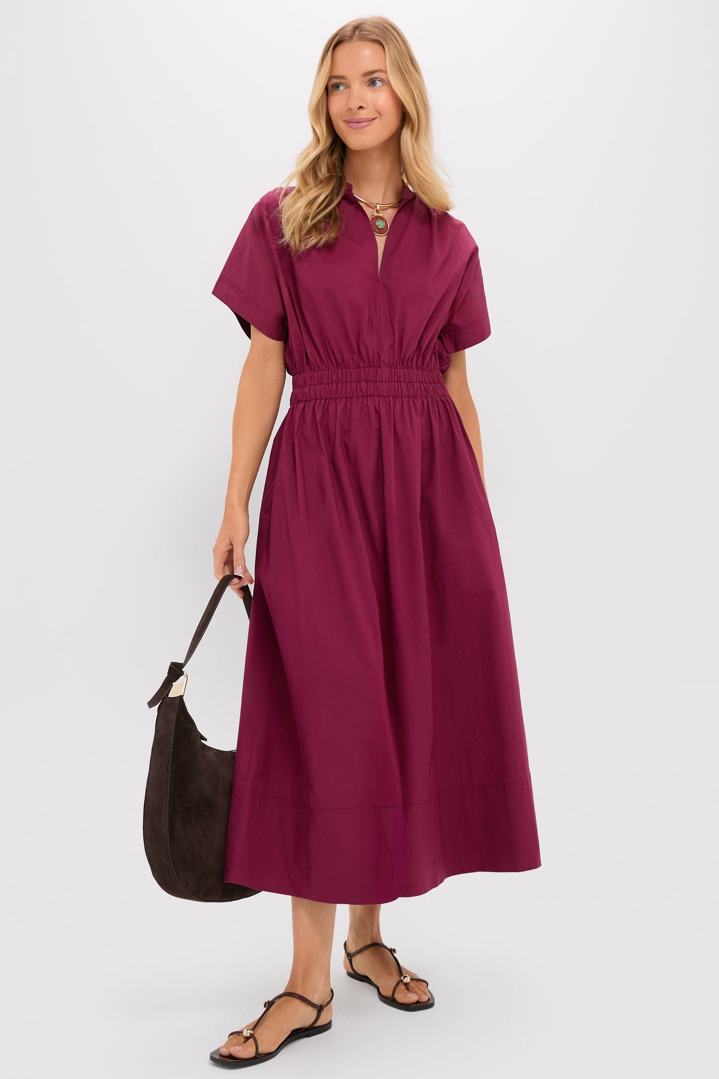 Burgundy Emmy Maxi Dress