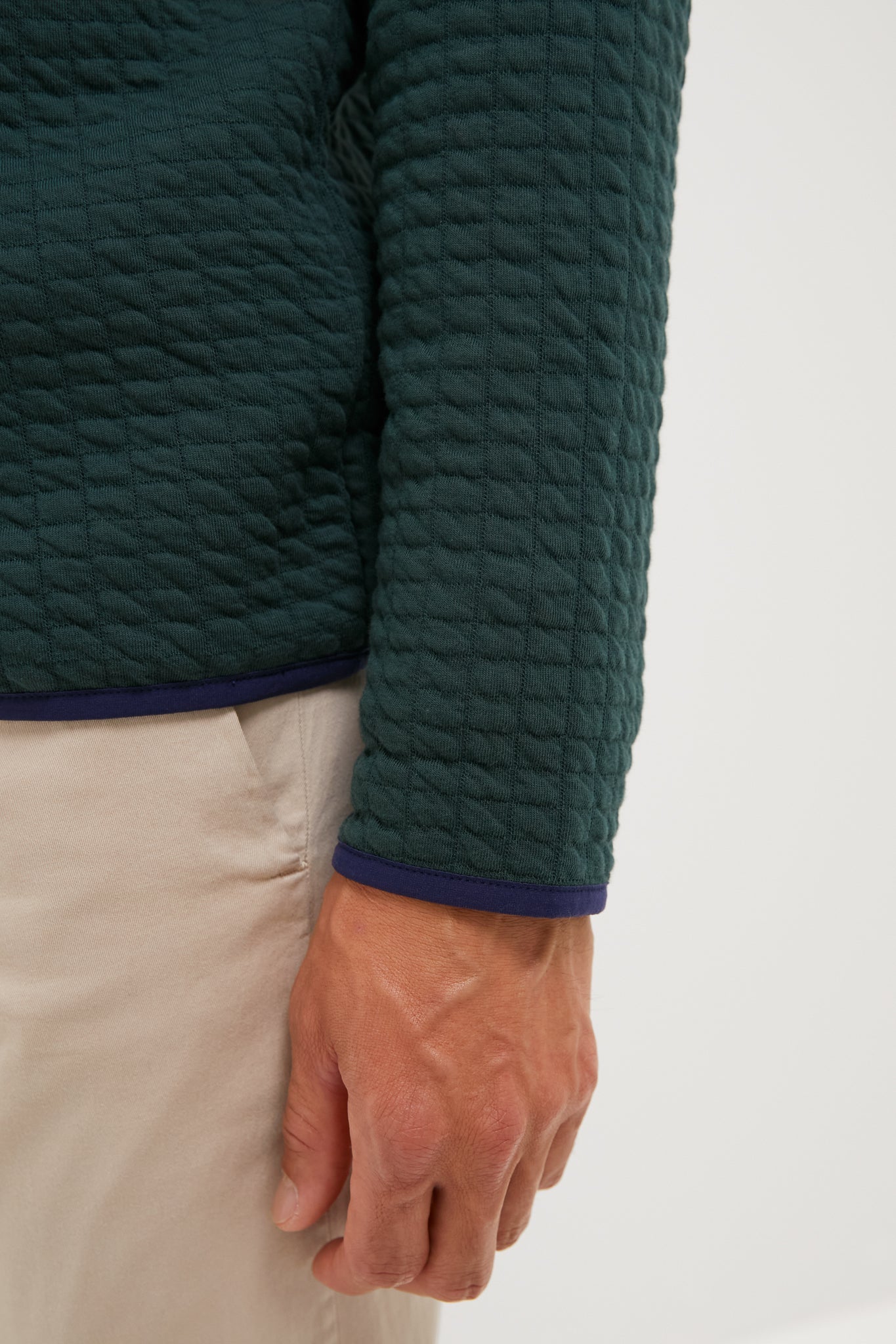 Nordic Pine Quad Quilted Quarter Zip