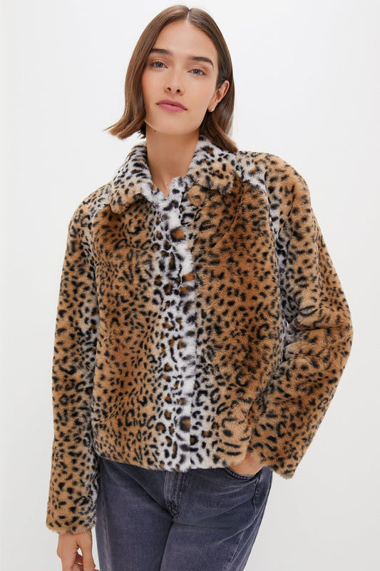 Leopard Fur Adriana Coat