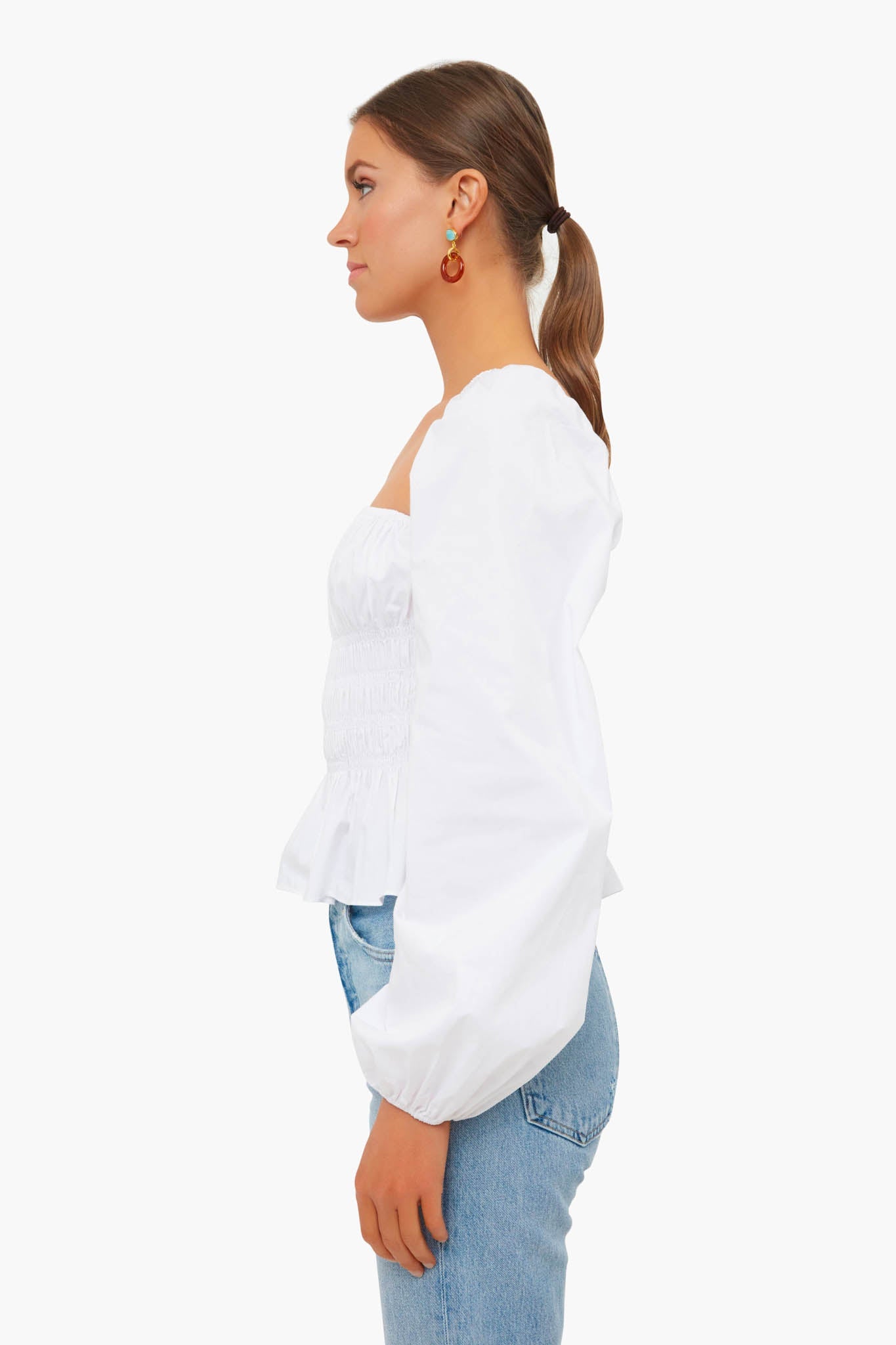 White Jules Top