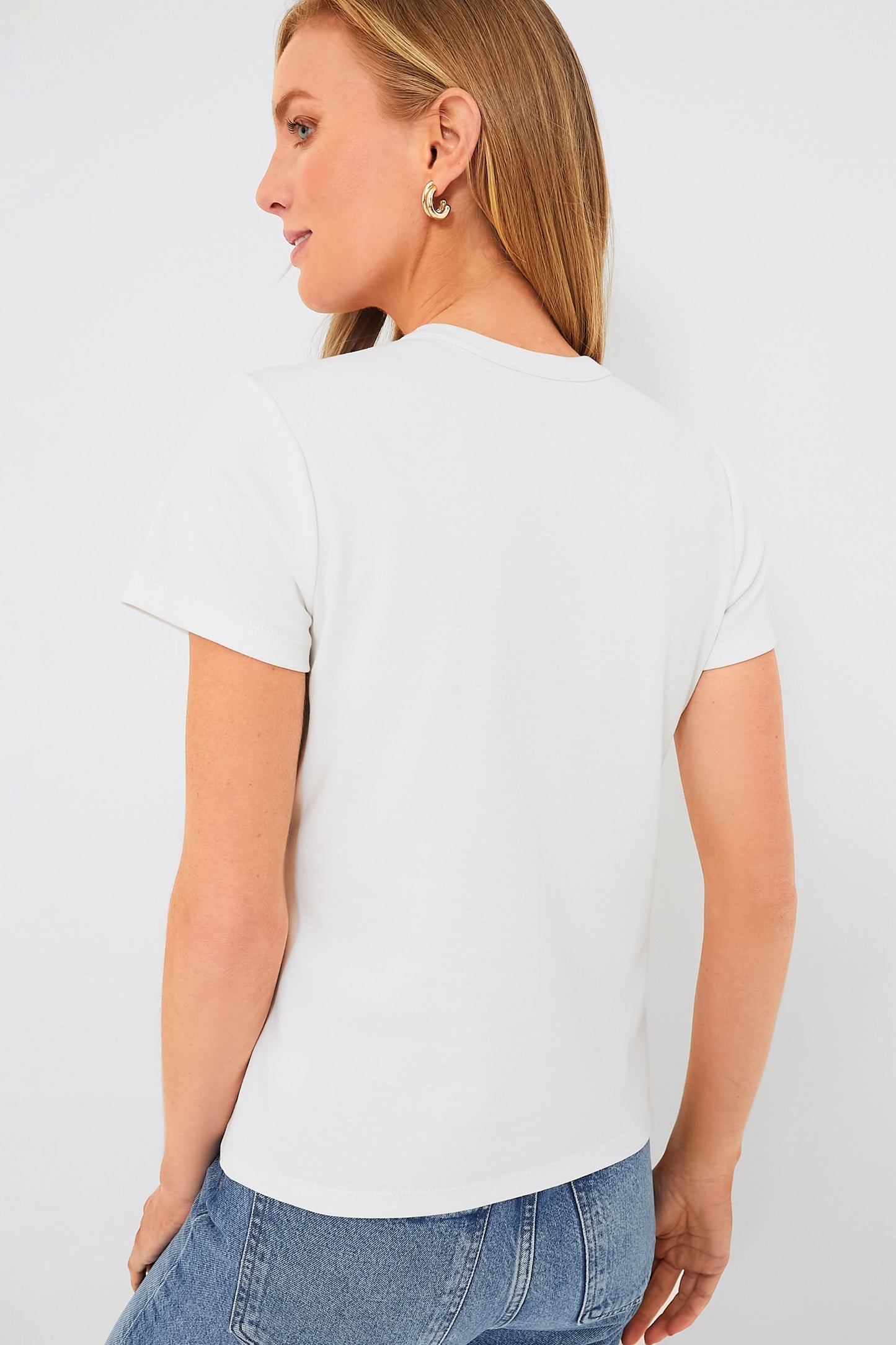 White Billy Slim Fit Tee
