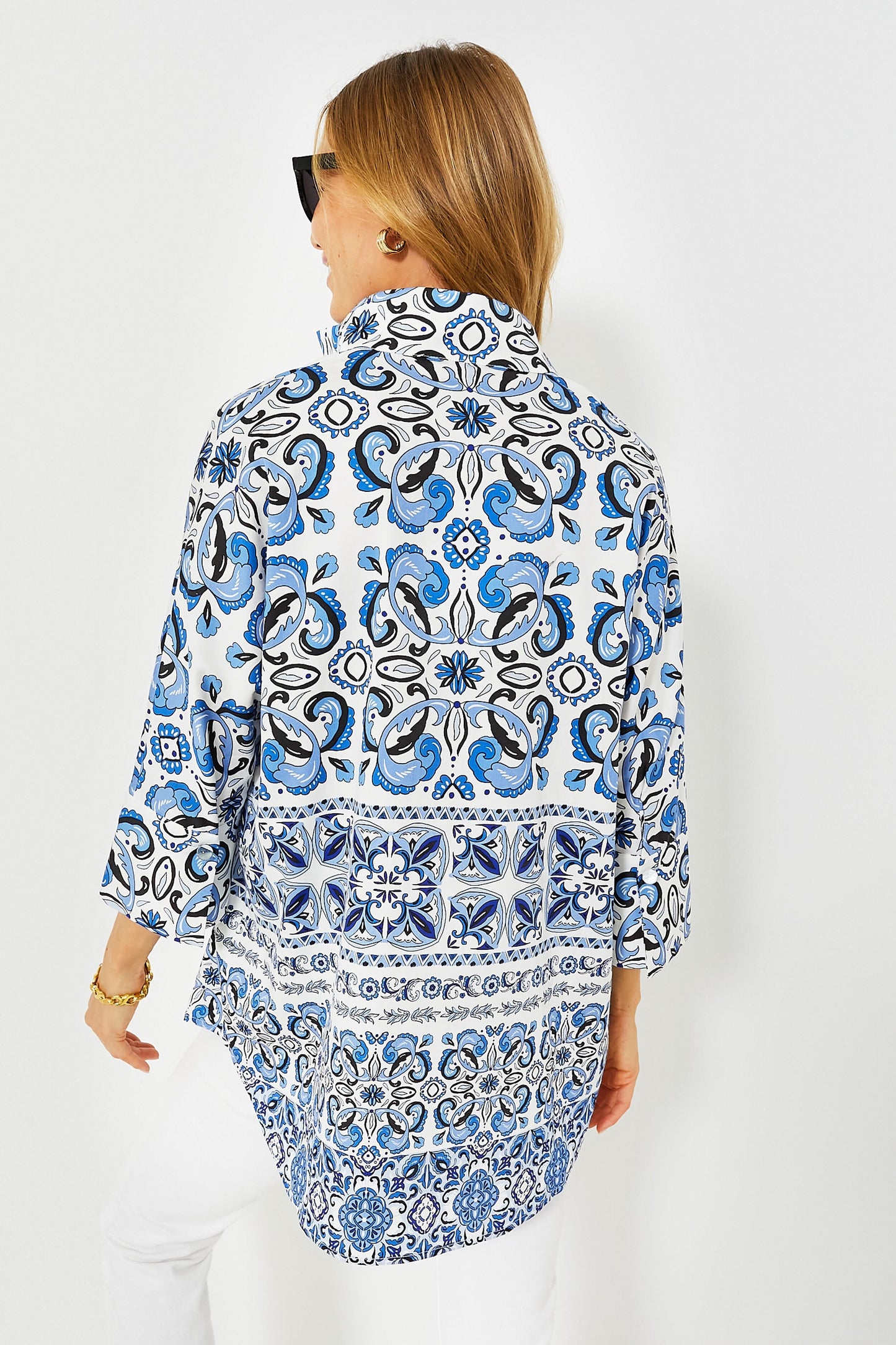 Majolica Tile Willow Blouse