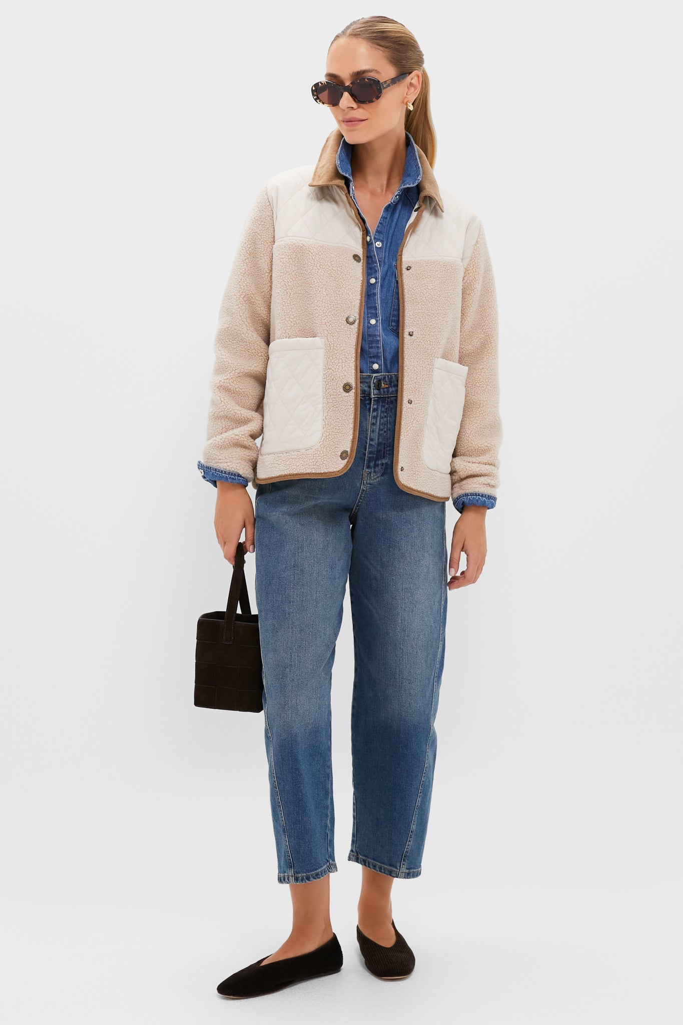 Natural Blanc Laurel Fleece Jacket