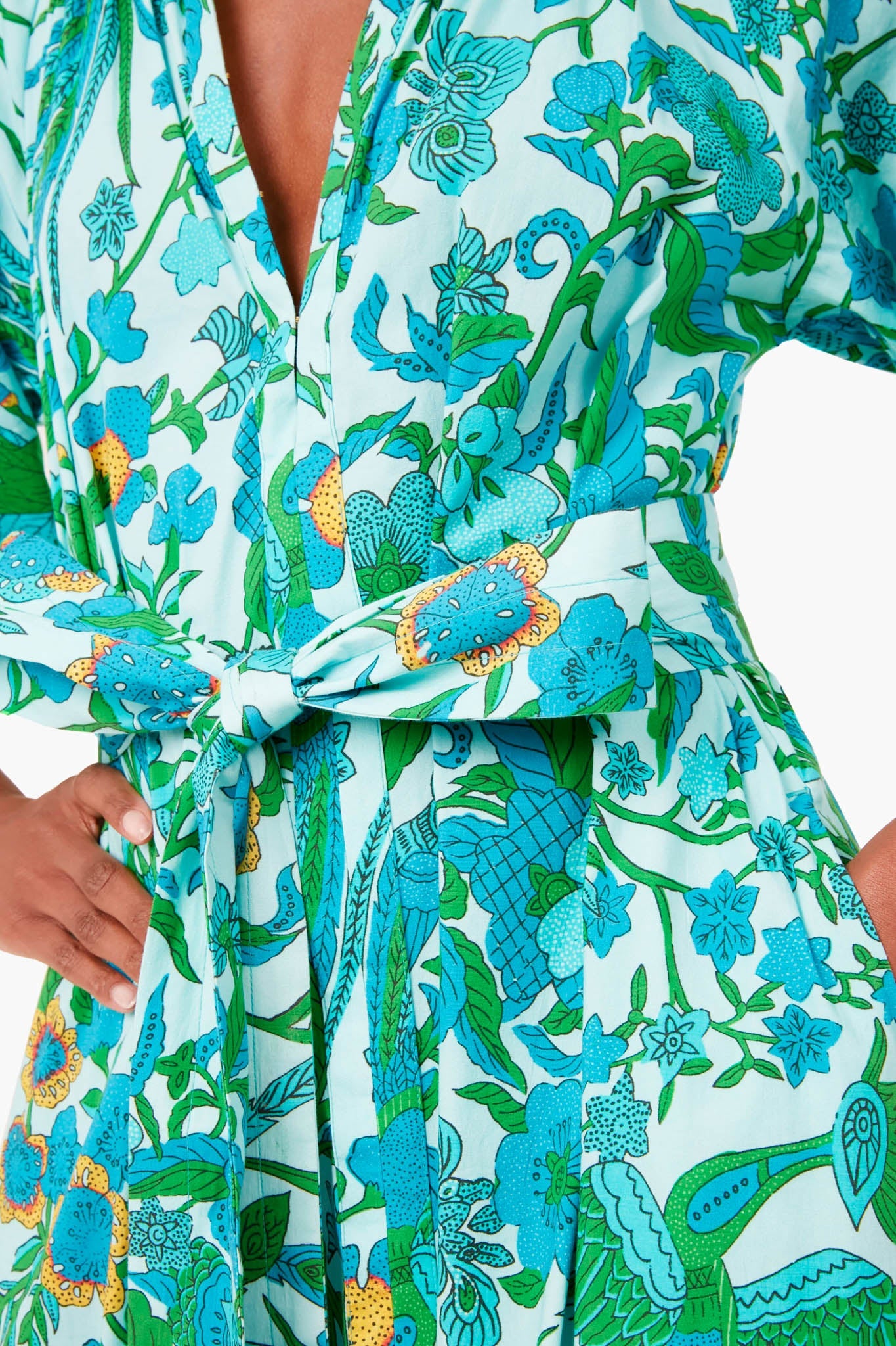 Birdsong Blue Johanna Dress