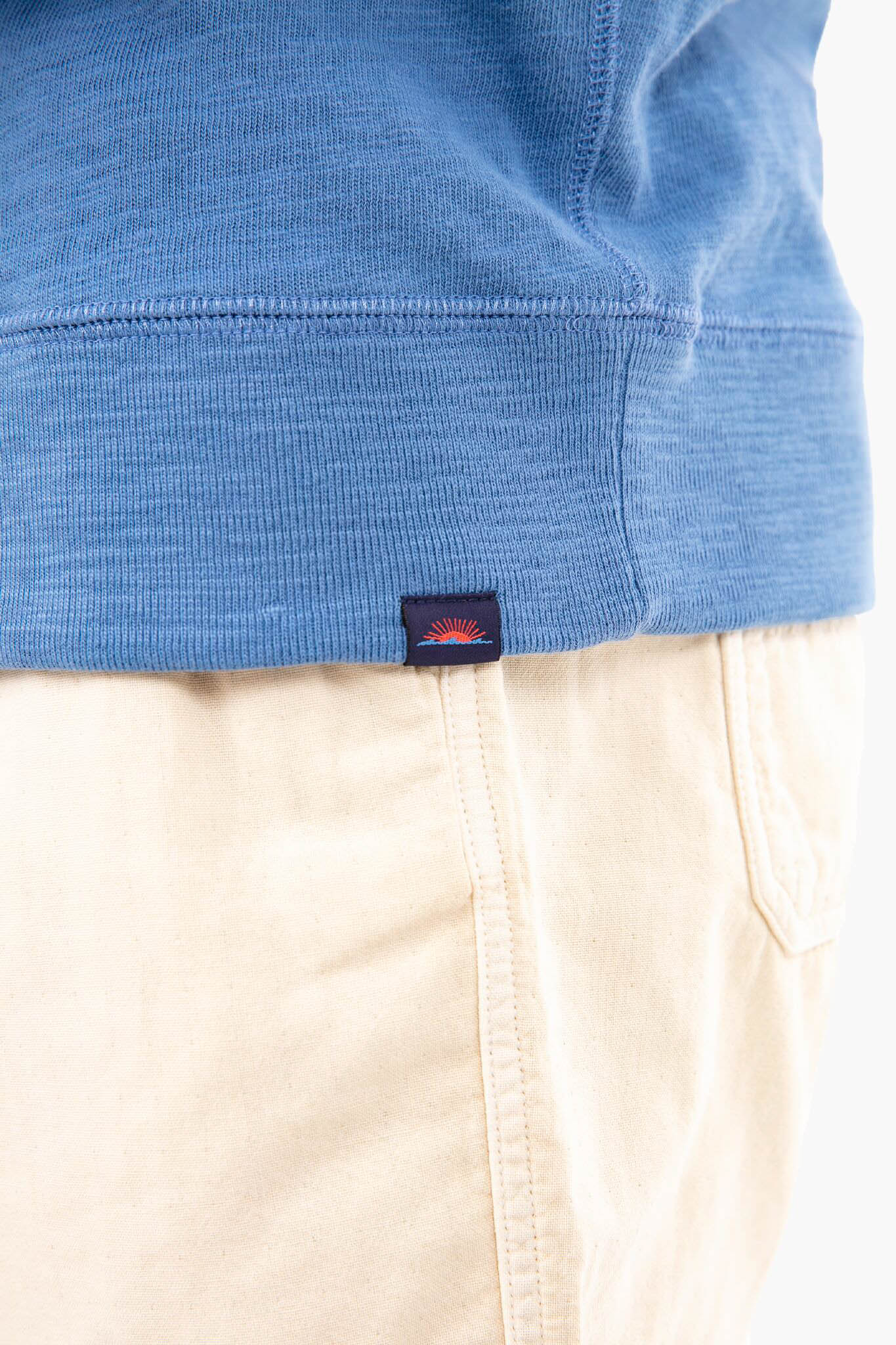 Blue Horizon Surf Stripe Hoodie