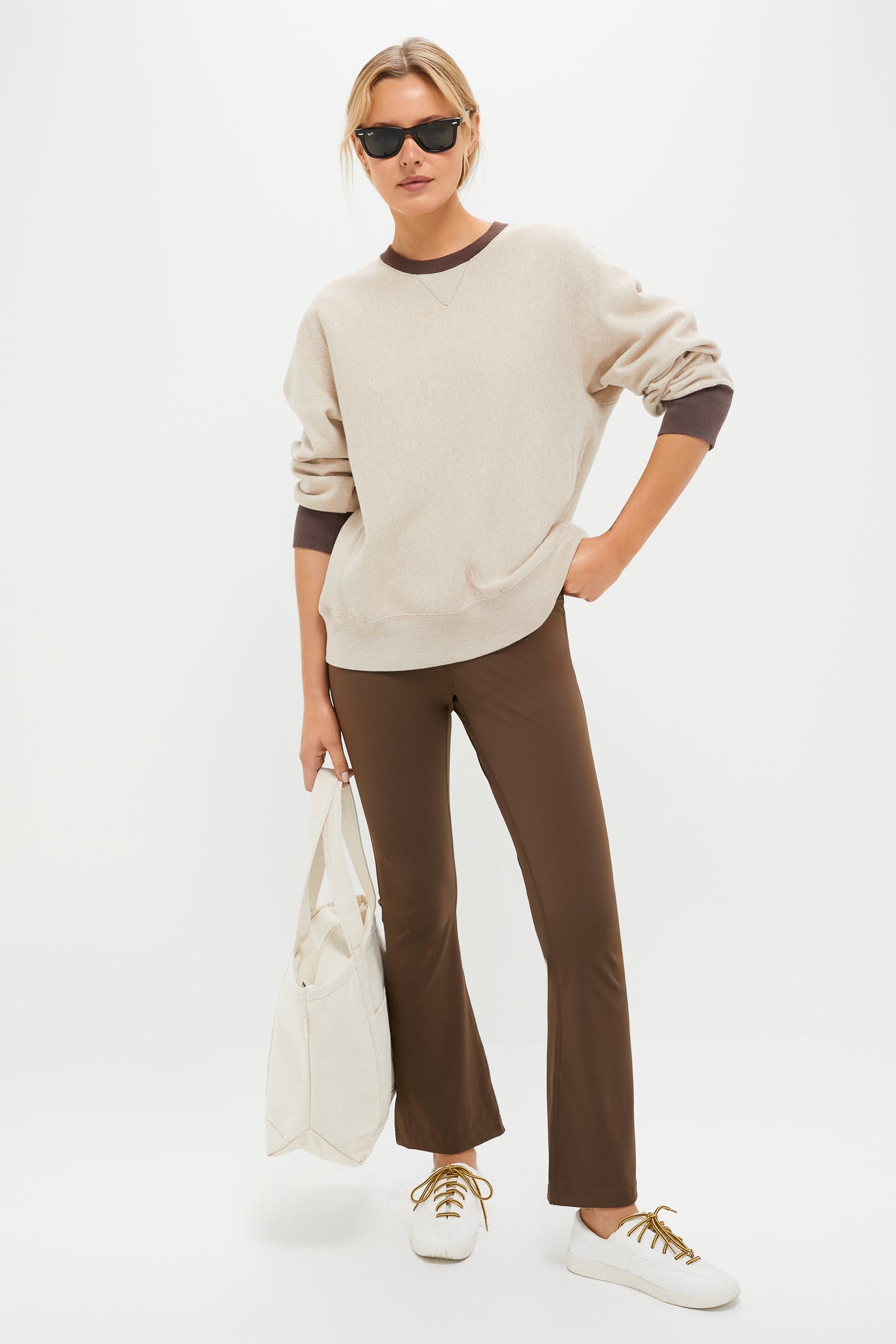 Chocolate Brown High Rise Compression Spandex Millie Yoga Pant