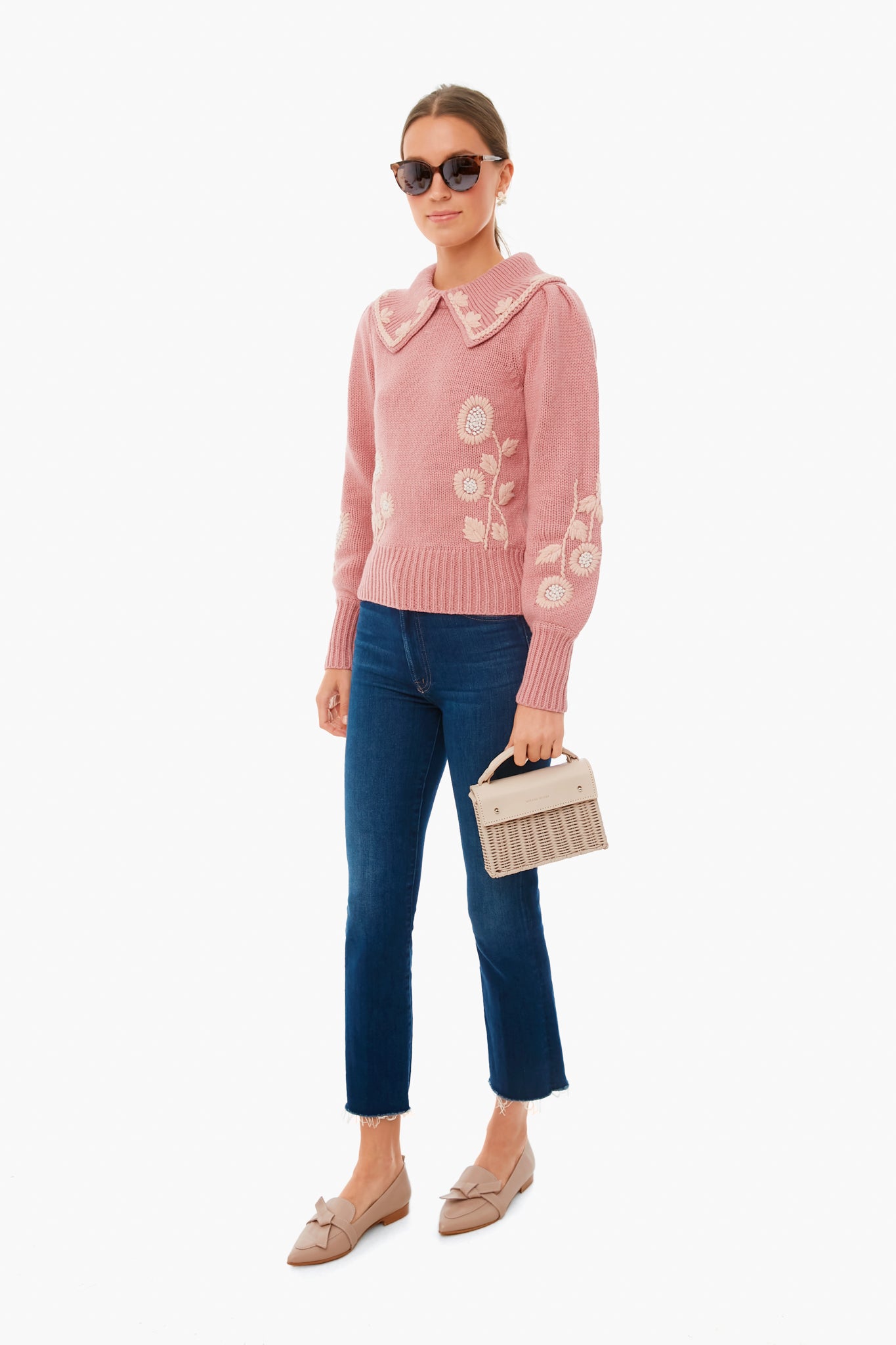 Rose Blush Union Collared Pullover