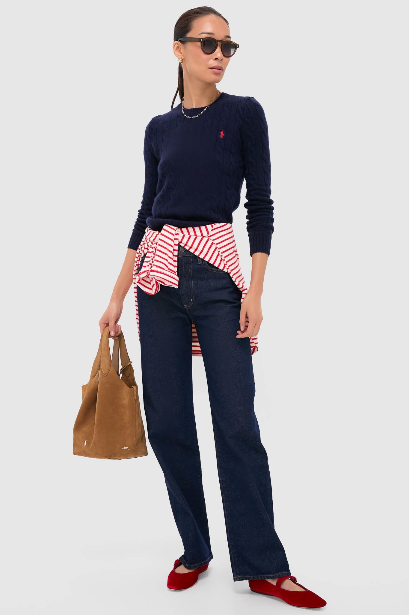 Red Velvet Ginger Mary Jane Flats