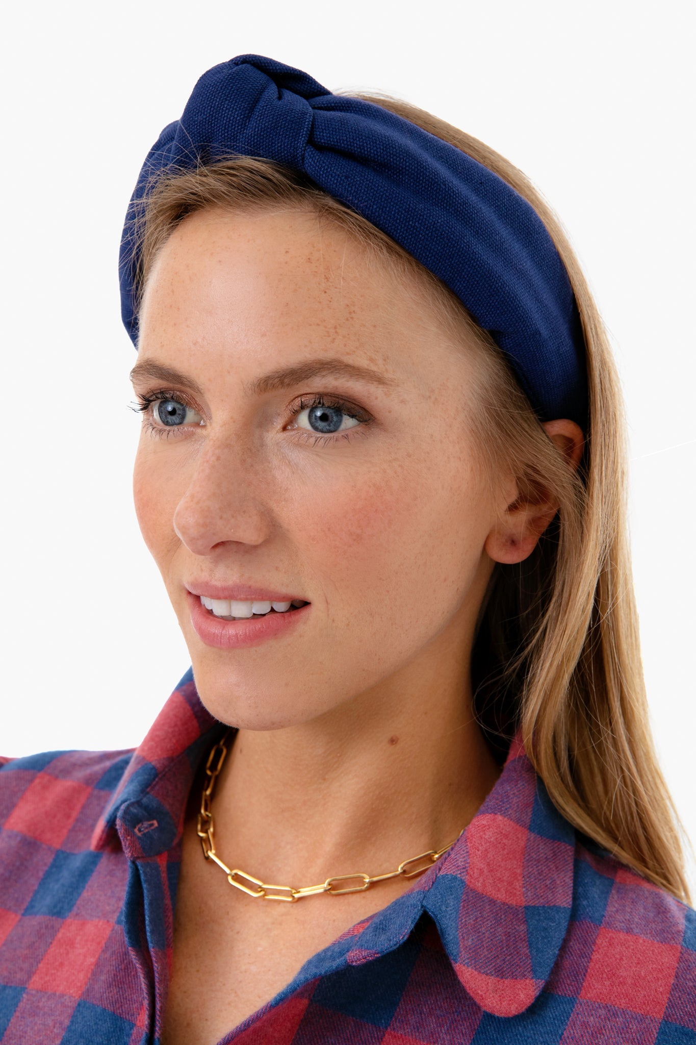 Navy Woven Headband