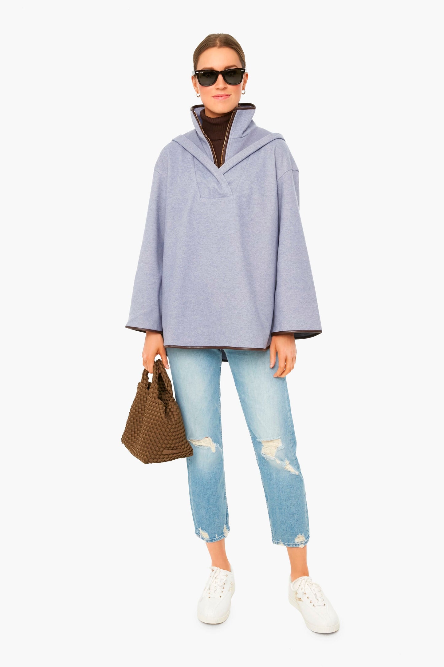 Gold Nylite Leather Sneakers