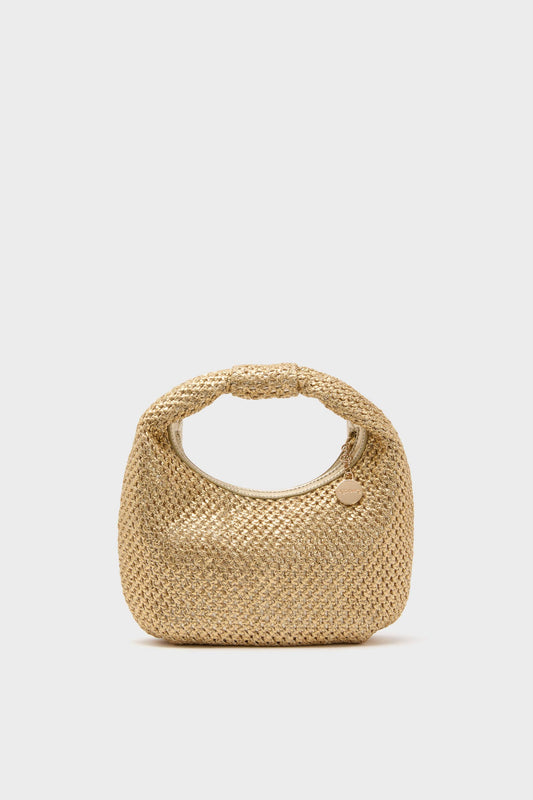 Gold Eden Woven Hobo