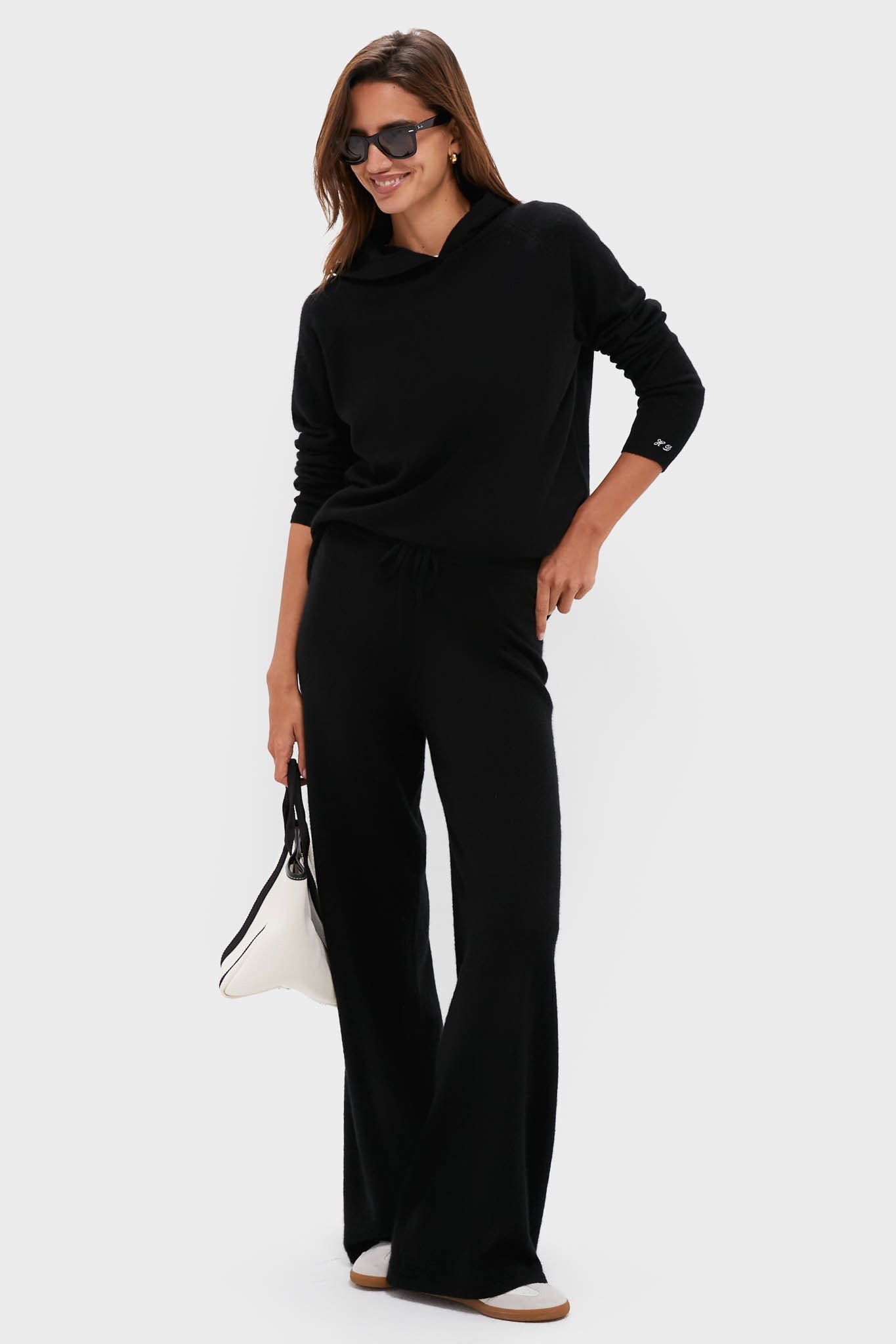 Black Cashmere Jane Hoodie