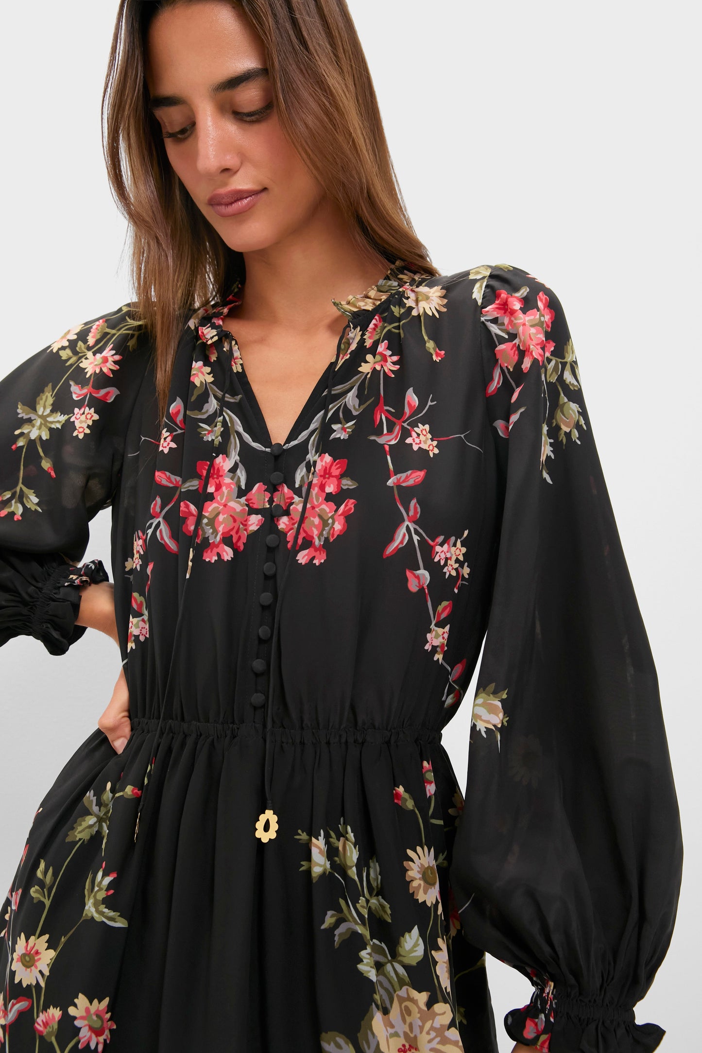 Multi Jolie Print Short Sleeve Mini Dress