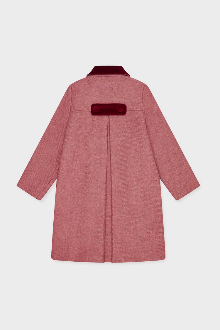 Dusty Pink Arrieta Girl Coat