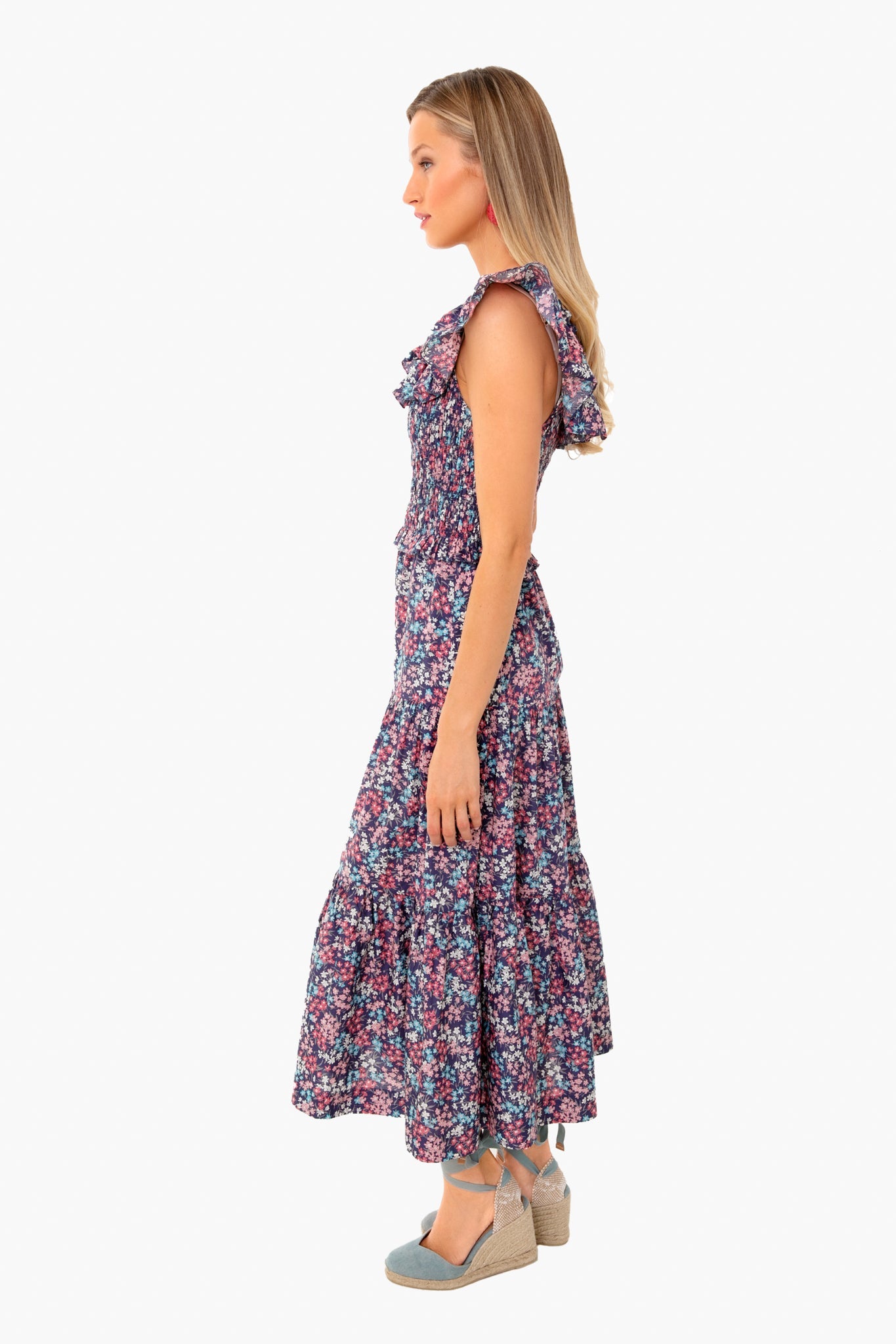 Pink Lissa Liberty Ruffle Dress