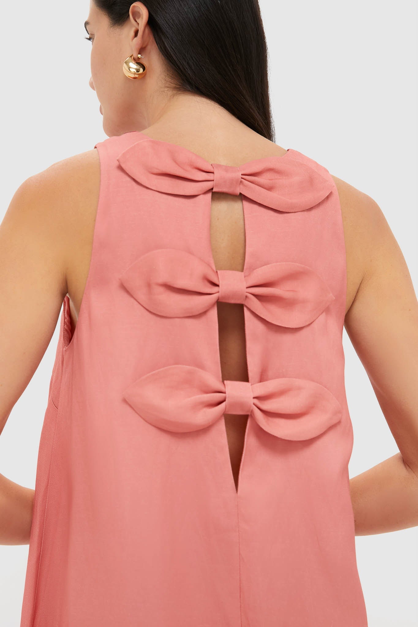 Coral Poppy Portia Dress