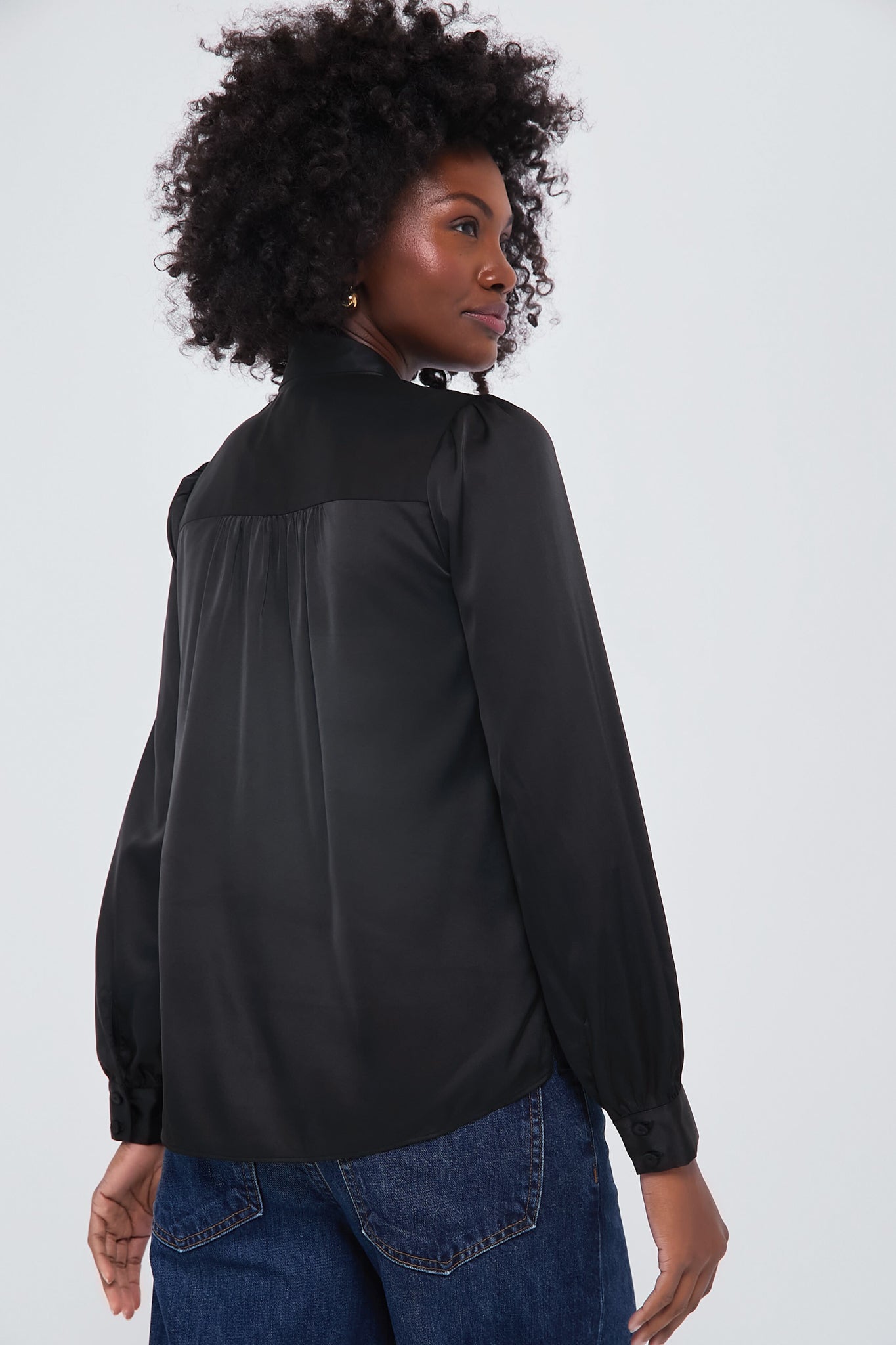 Black Dunmore Blouse