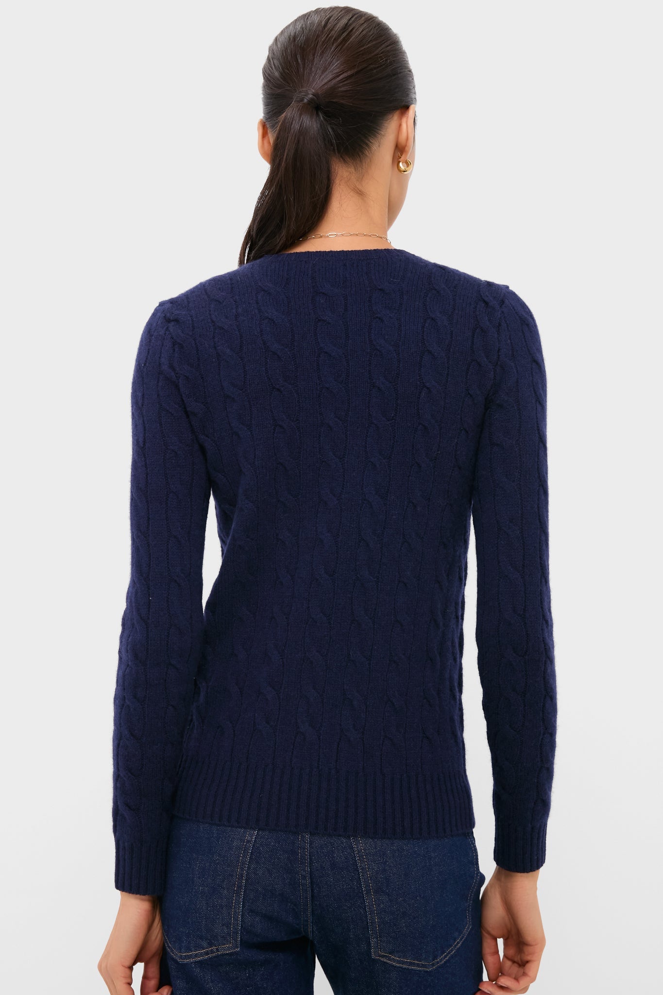Navy Juliana Longsleeve Pullover