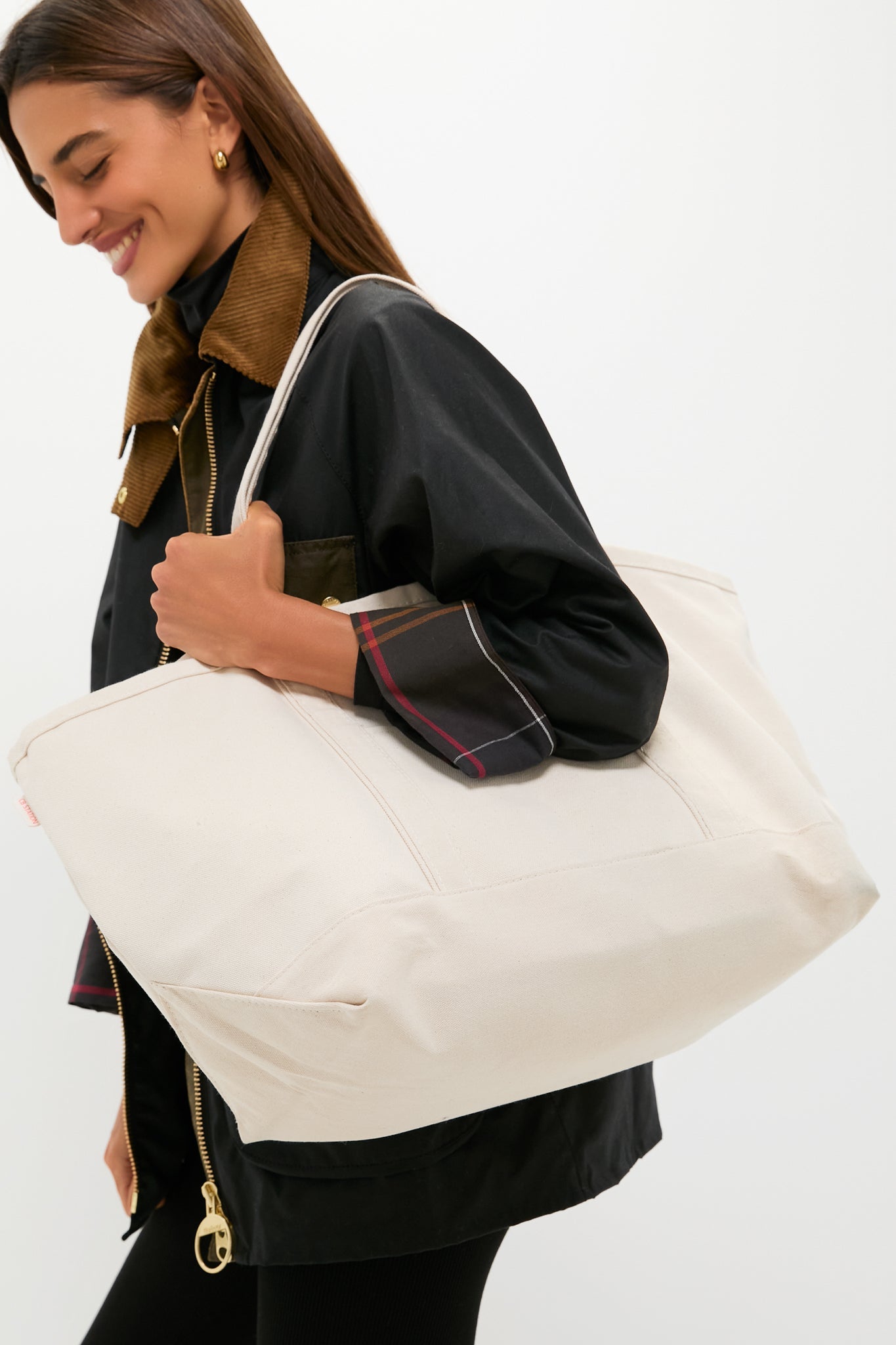 Natural Large Canvas Tote