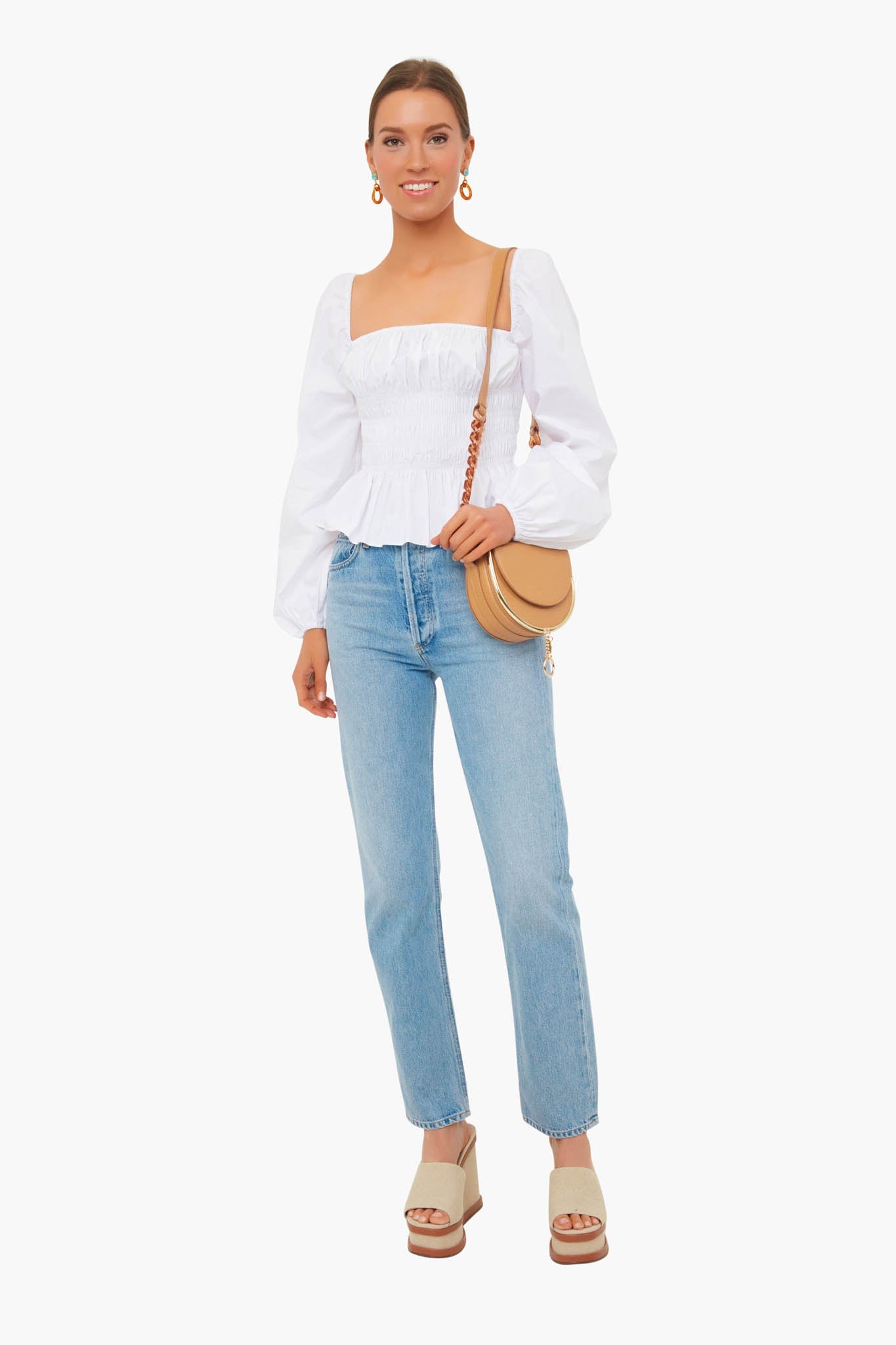 White Jules Top