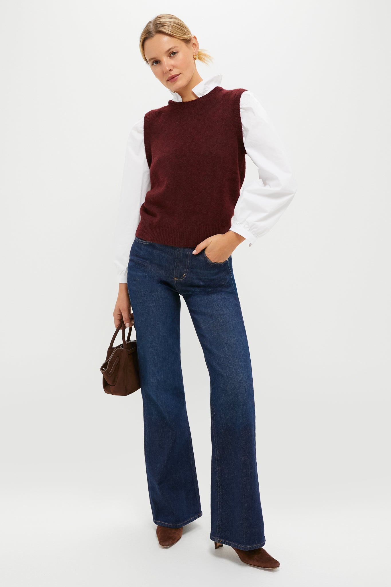 Winetasting Ella Sweater Blouse