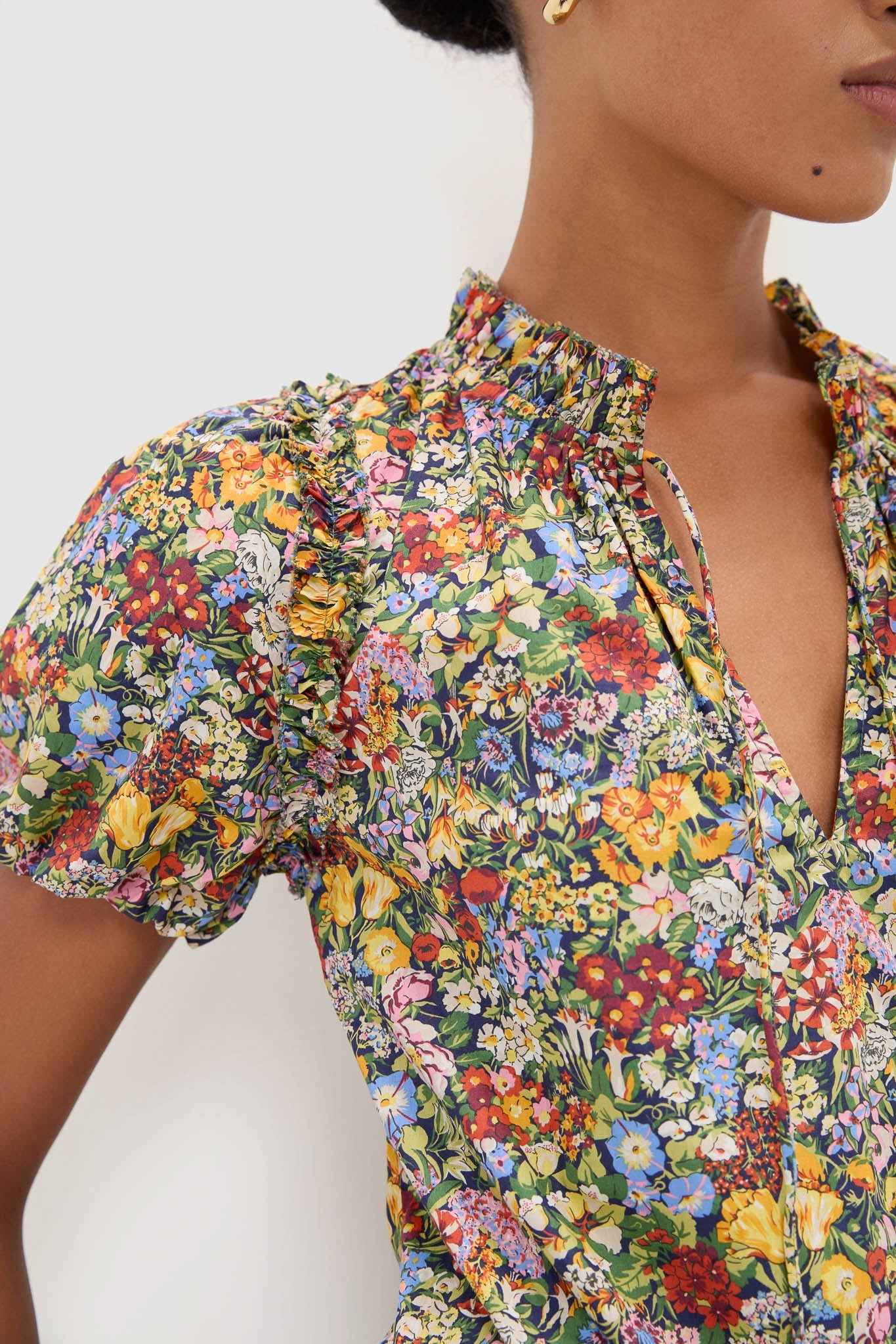 Cottage Garden Edith Short Sleeve Mini Dress